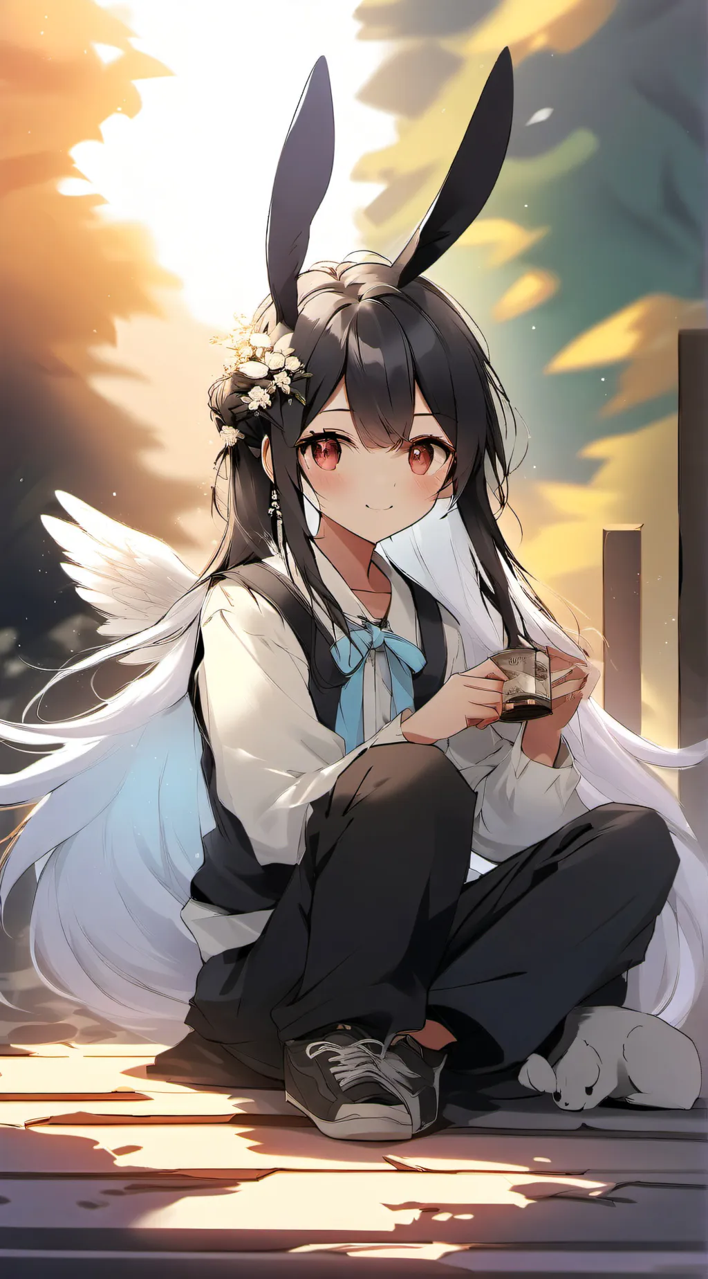 Talkie AI - Chat with angel hare 