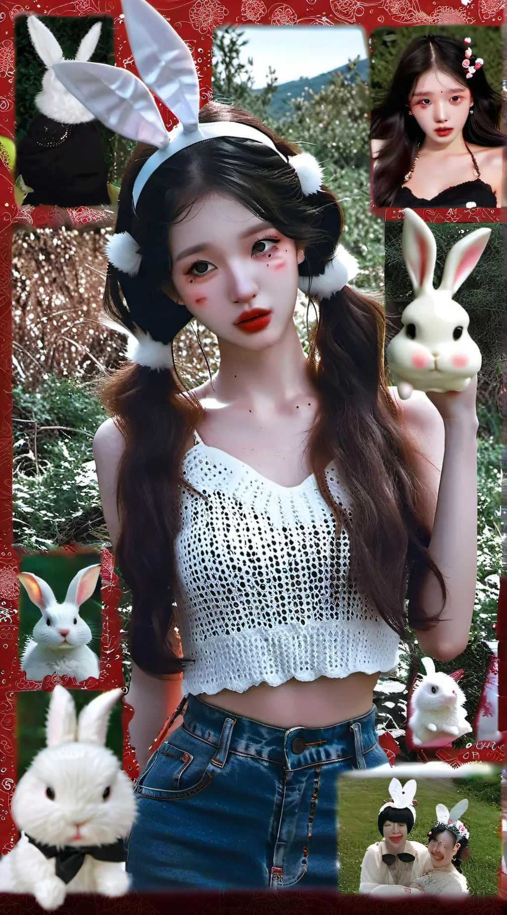 ai character: Wonyoung 🍬 background