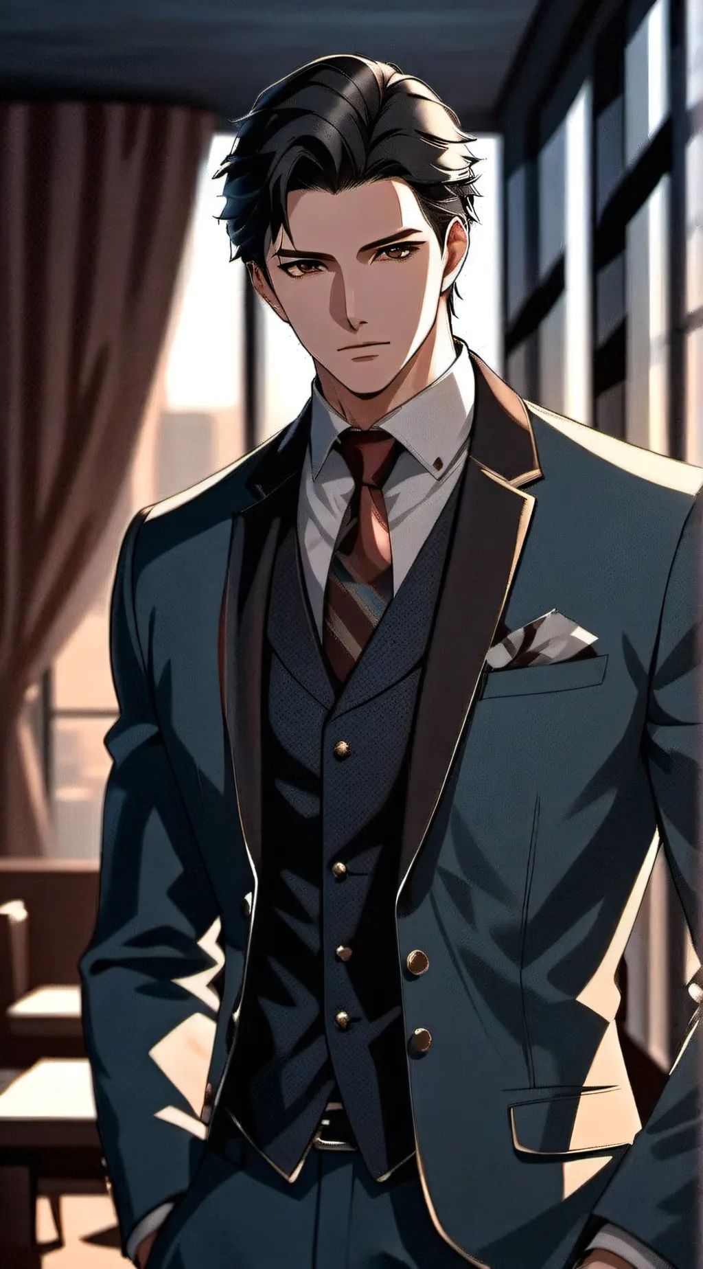 ai character: 齐慕谦 background