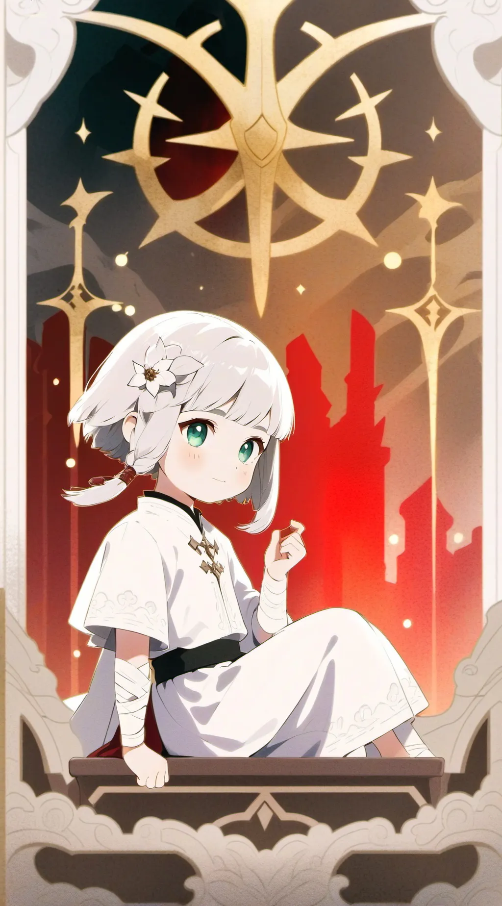 ai character: sundrop background