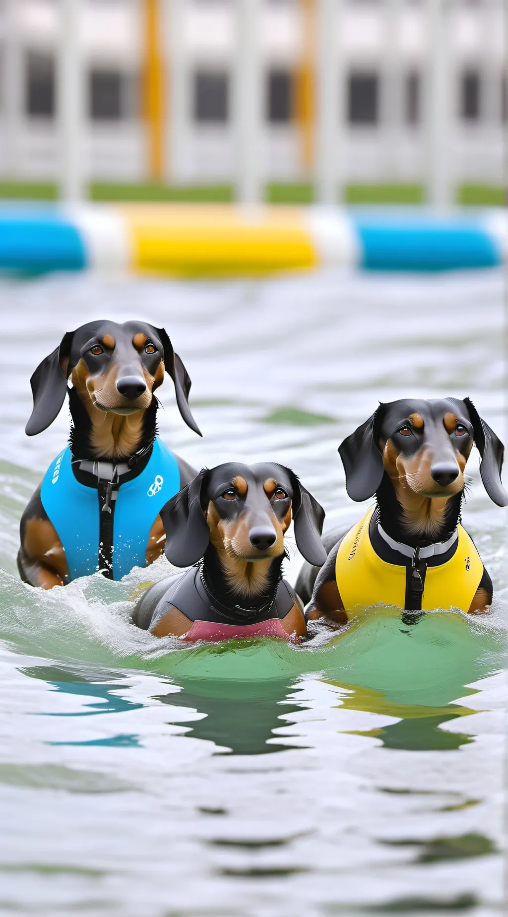 ai character: The Wienerlympics! background