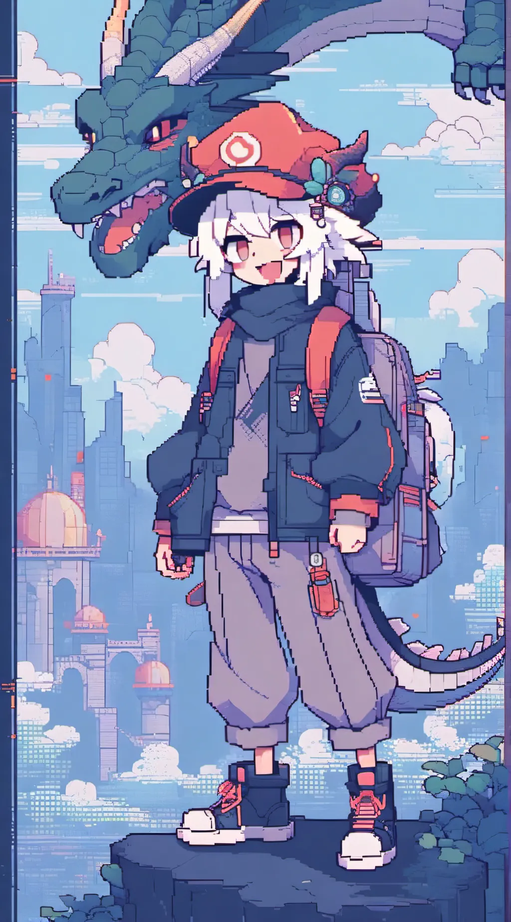 ai character: Tuna background