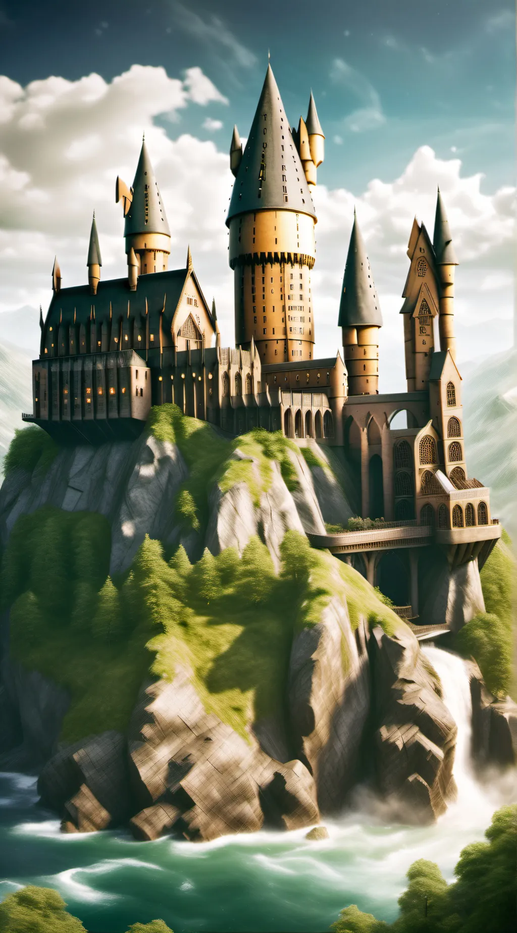 ai character: Slytherin Camping background