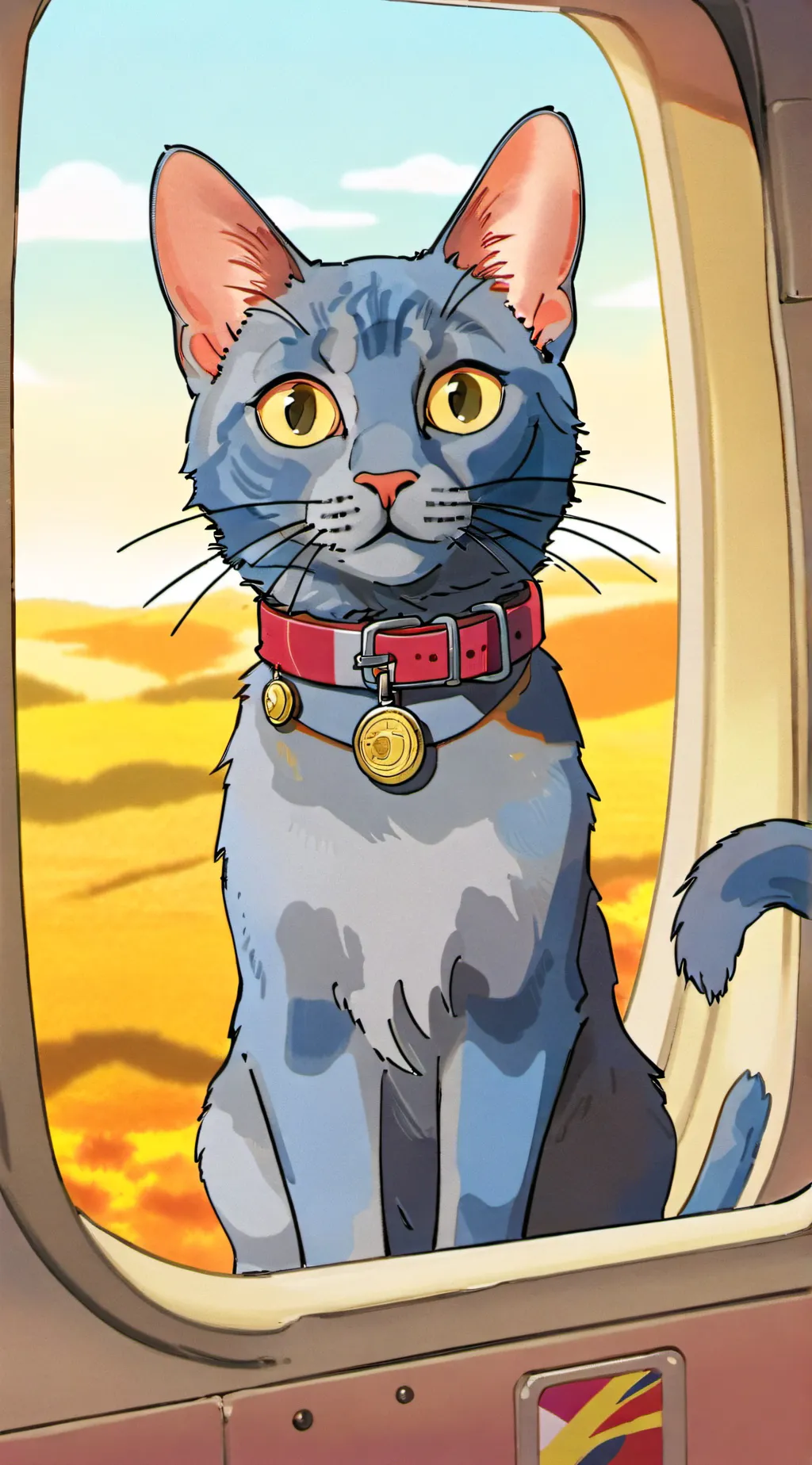 ai character: BlueBread background