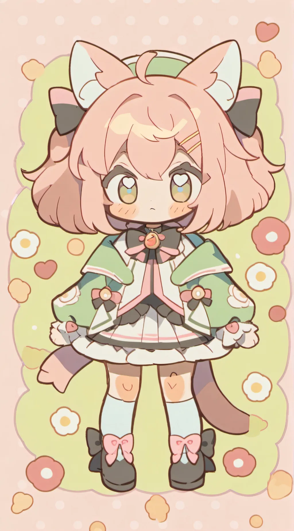 ai character: CHIBI background