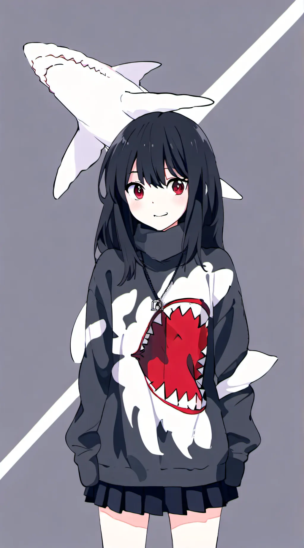 ai character: hybrid school background