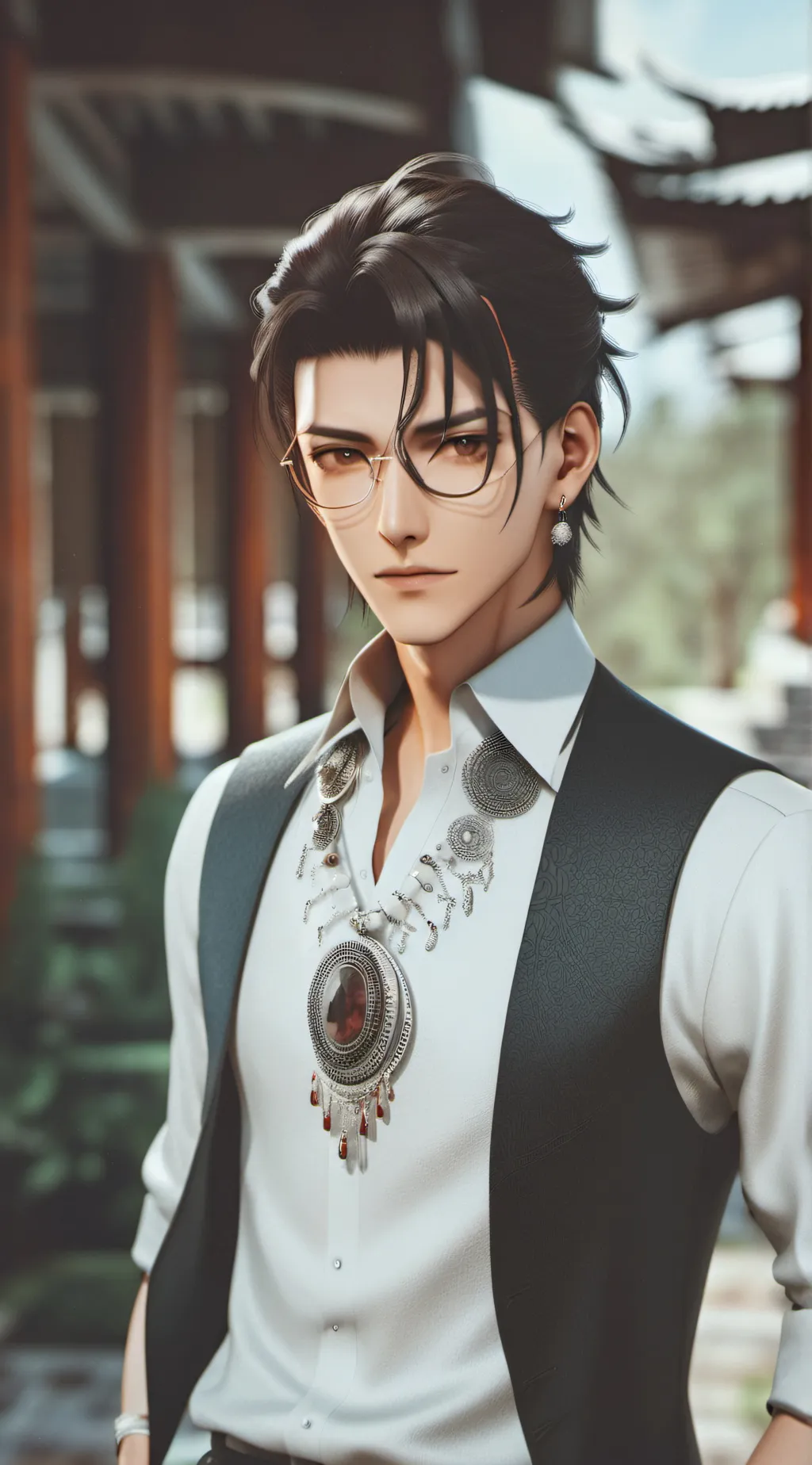 ai character: ✨~Amon~✨ background