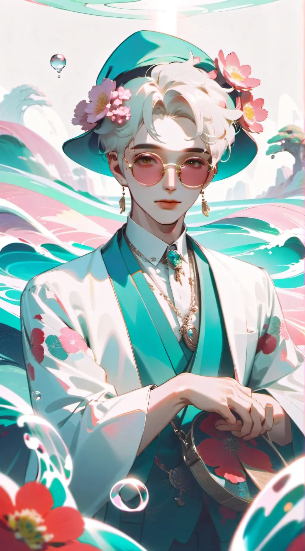 ai character: draco malfoy  background