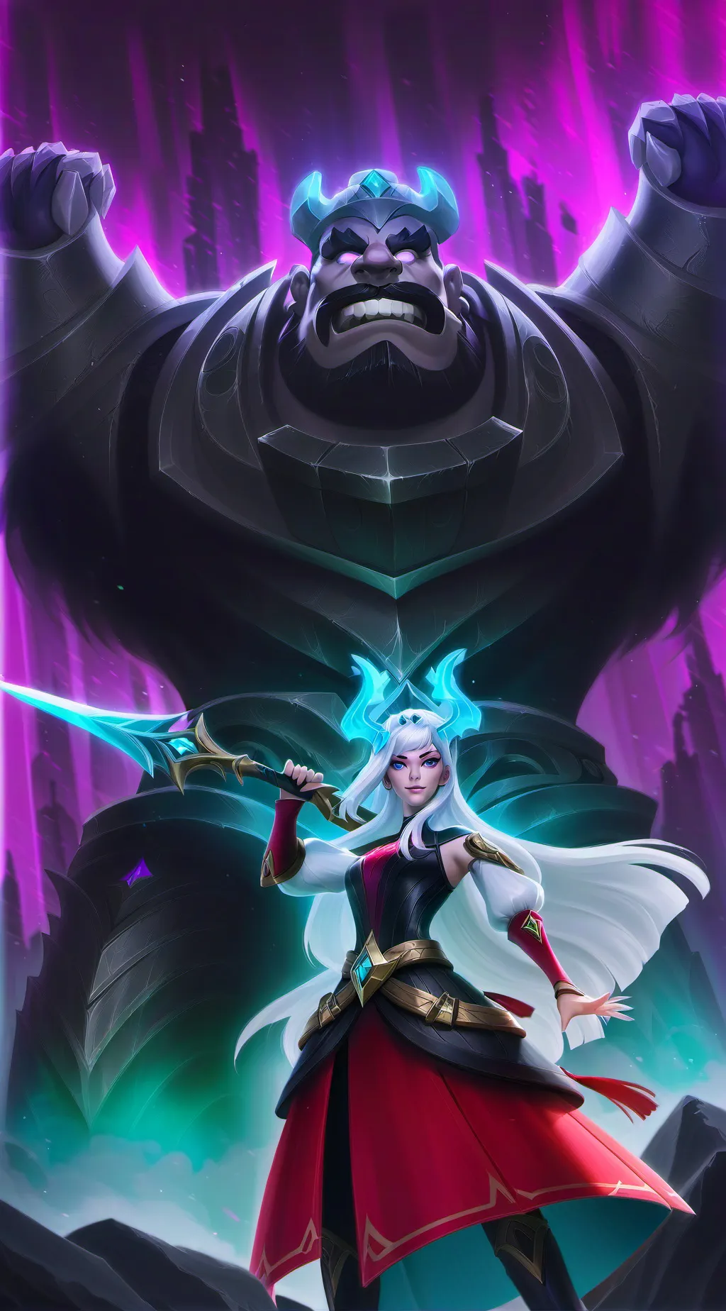 ai character: Meadow background