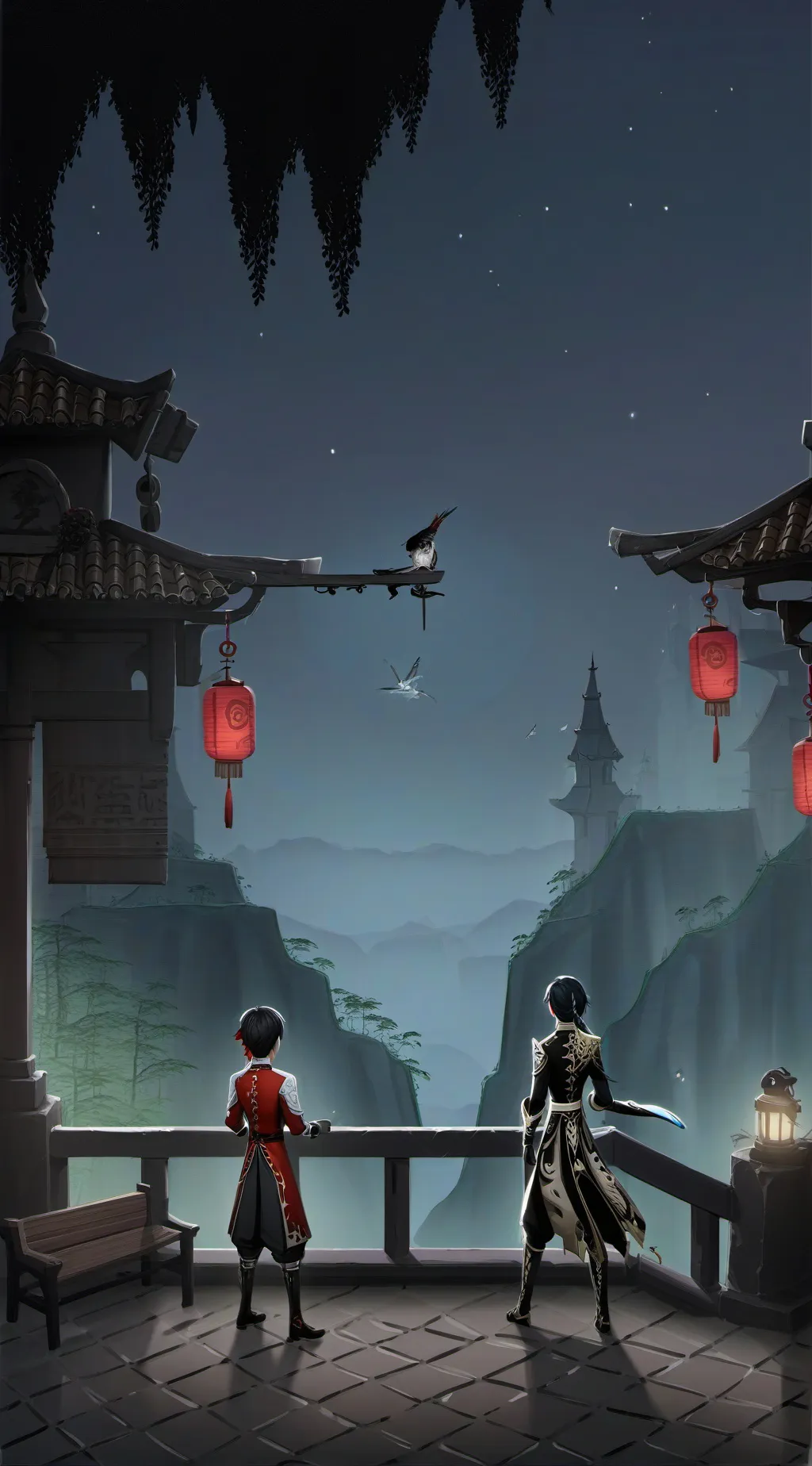 ai character: X DEMON  background