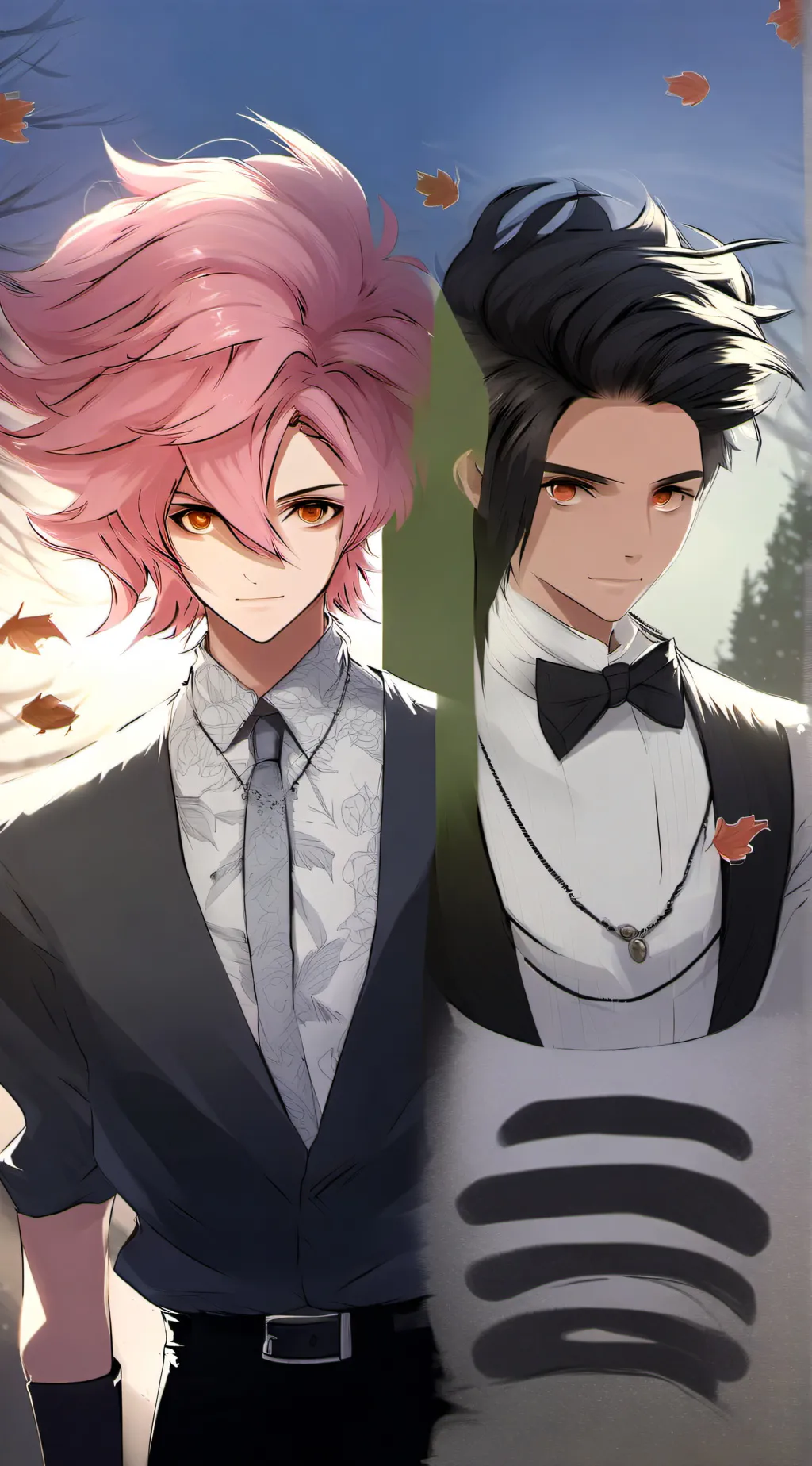 ai character: Baocn and slender background