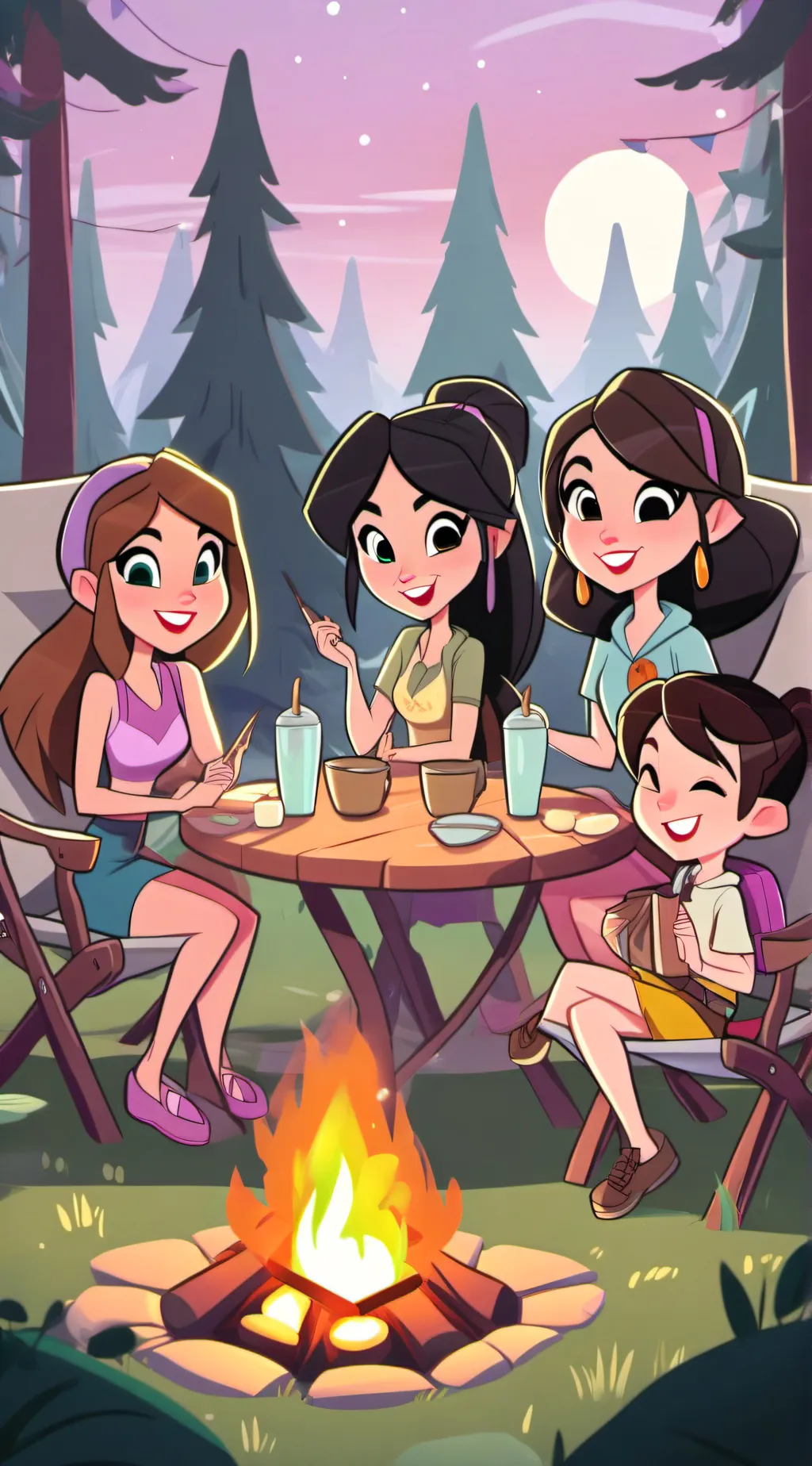 Talkie AI - Chat with sylvannas camping 