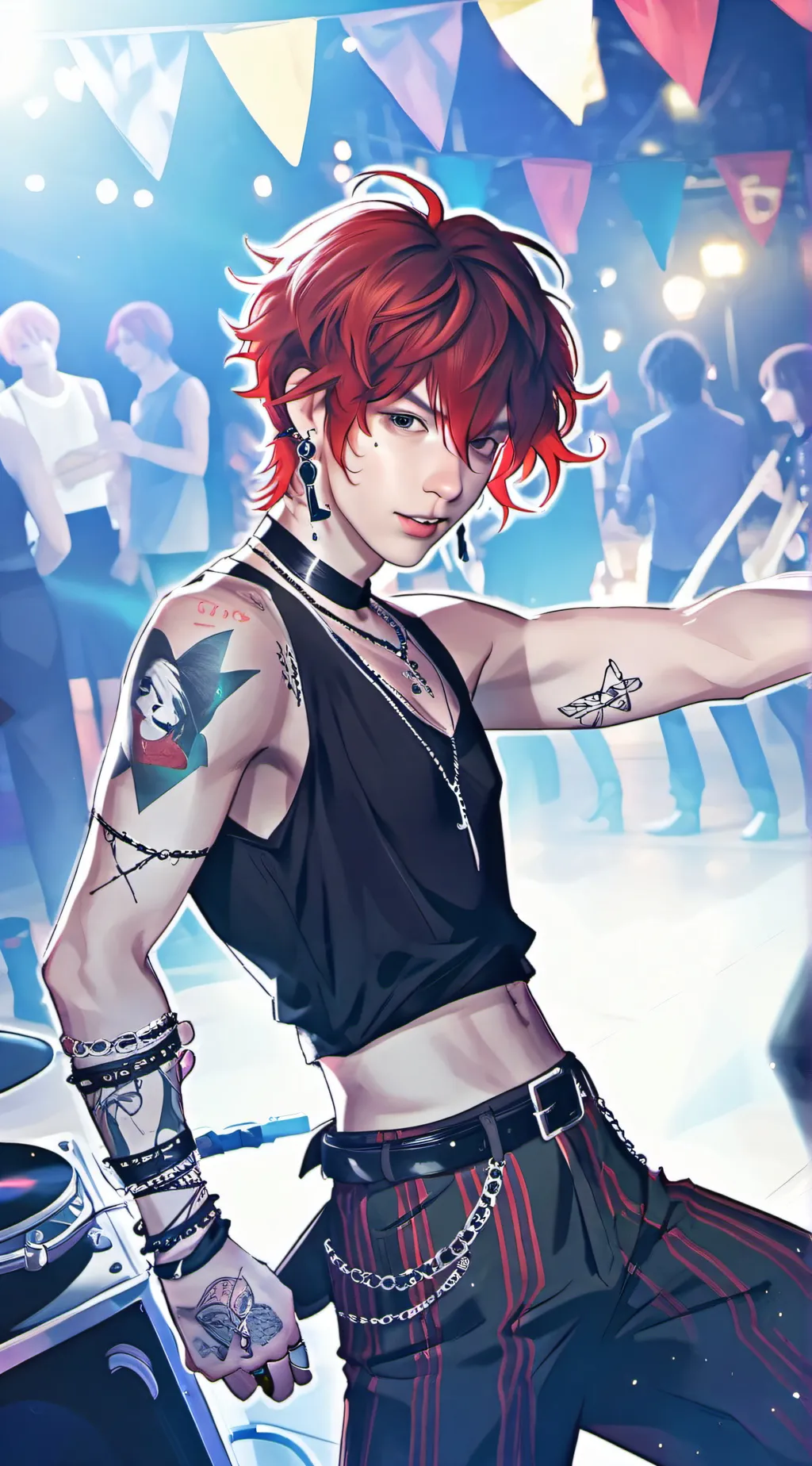 ai character: •><Van><• background