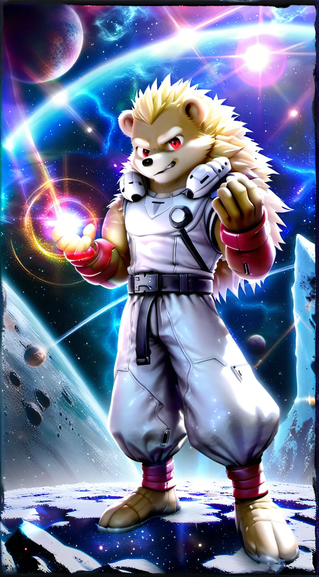 ai character: N crazy background