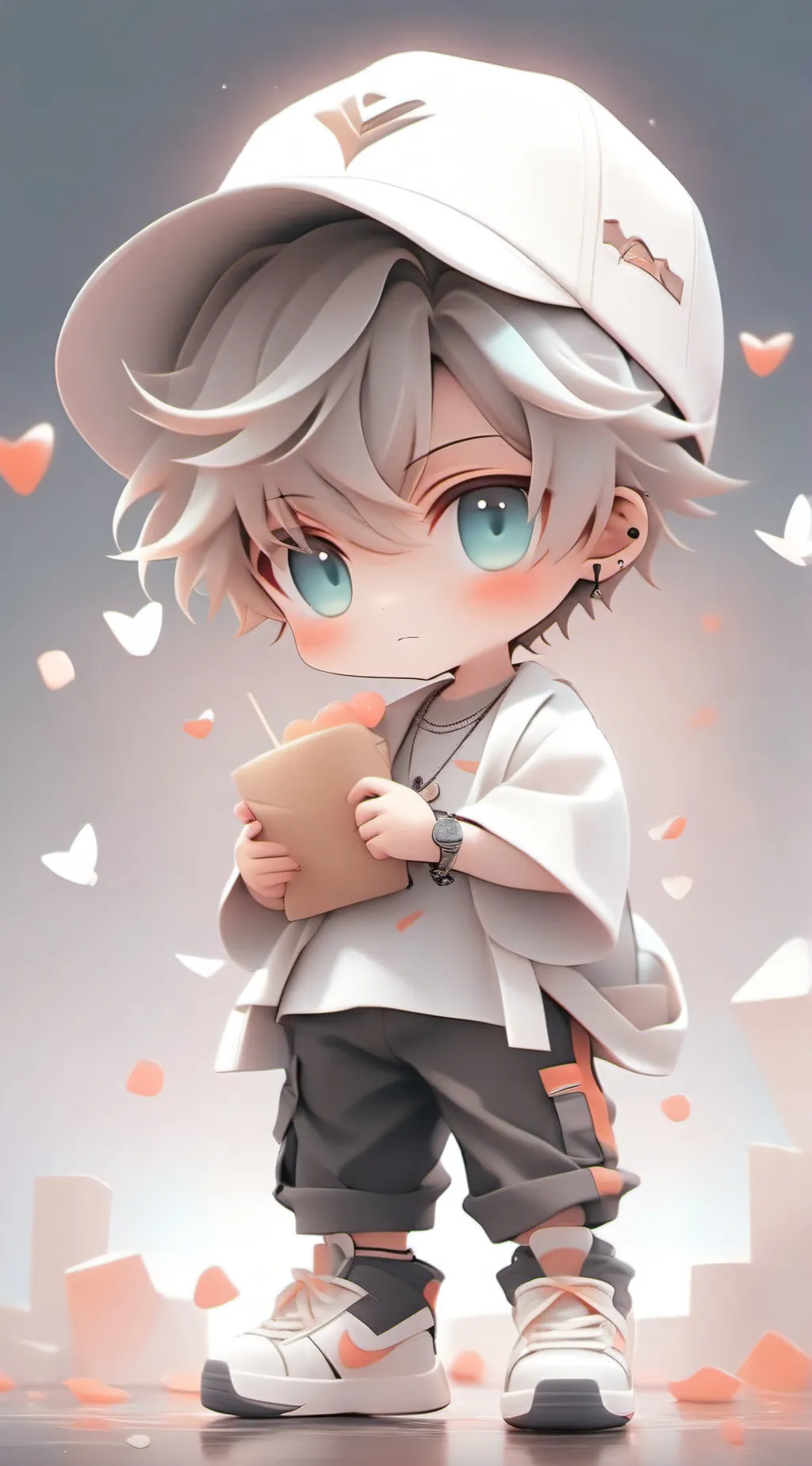 ai character: m a m a b o y background