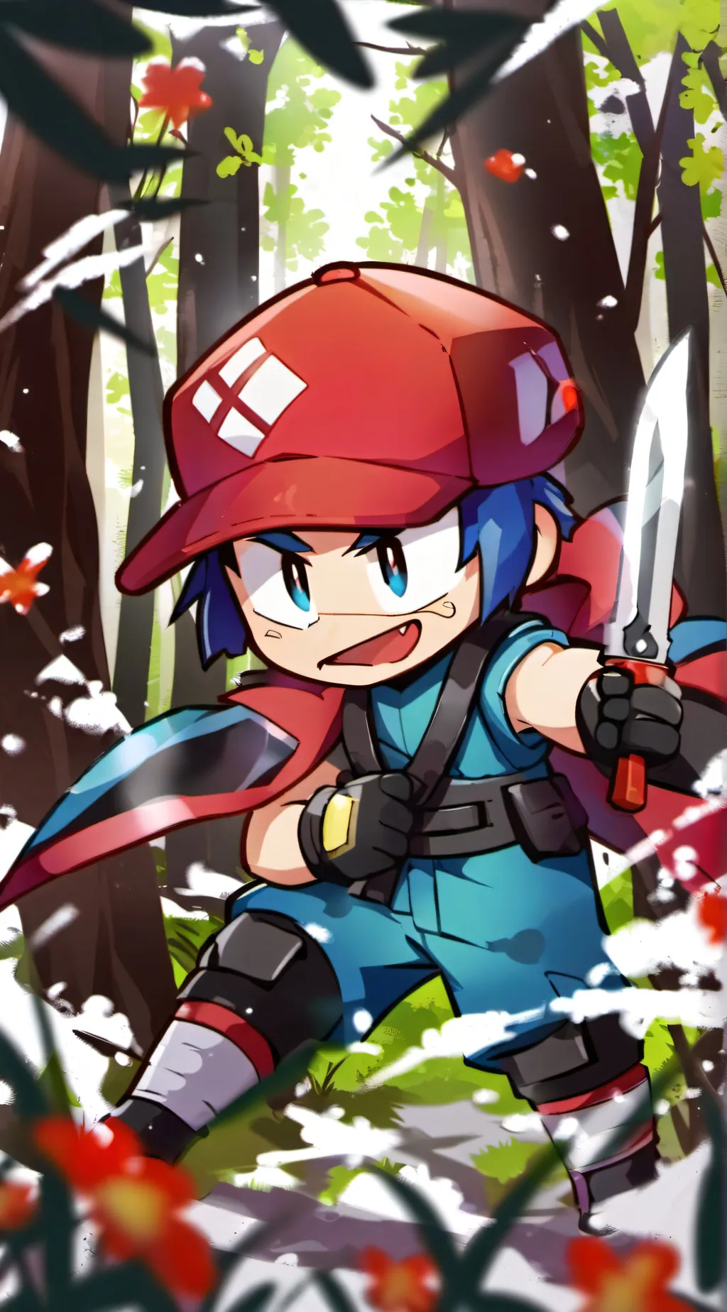 ai character: Bf fnf background