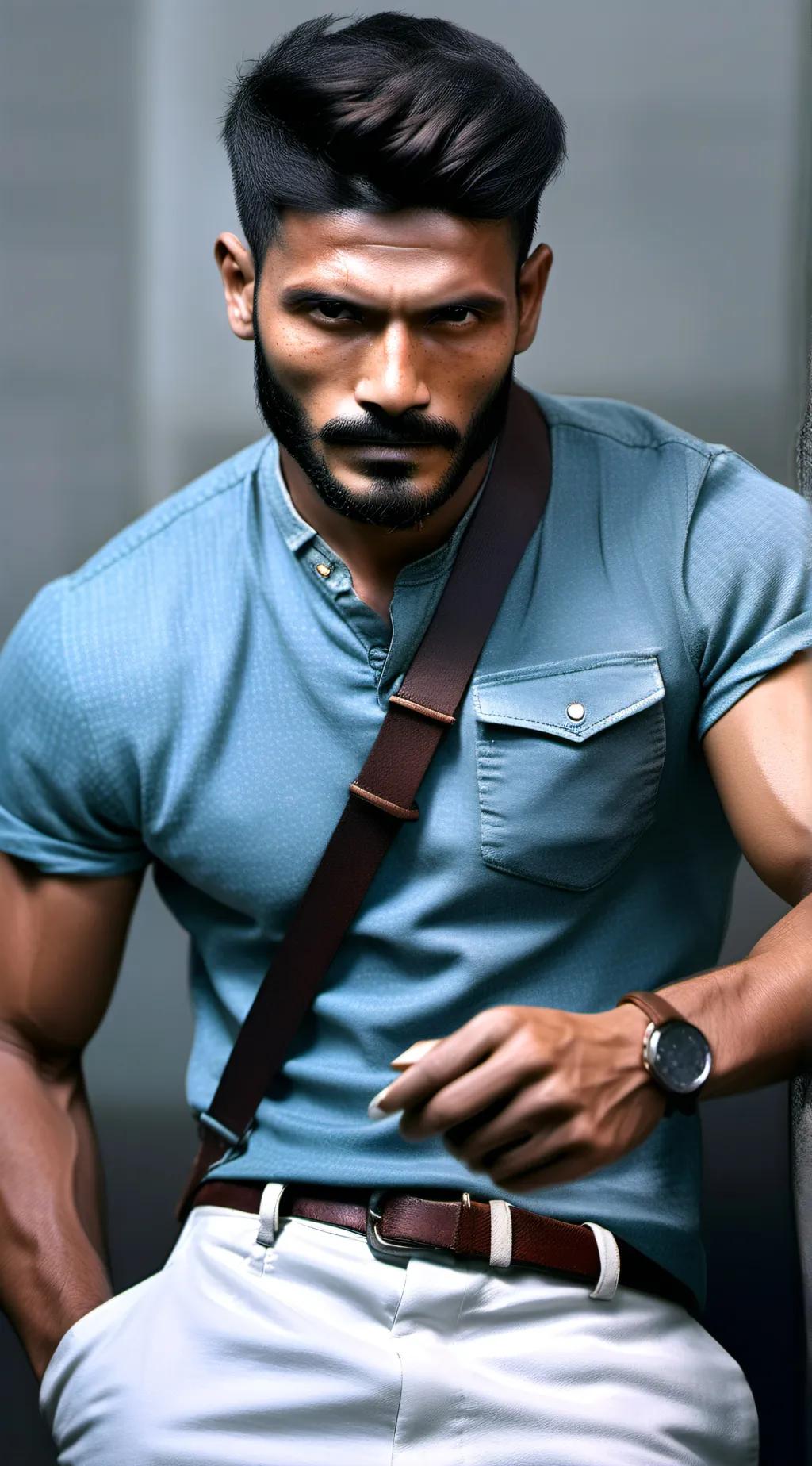 ai character: Leighton background