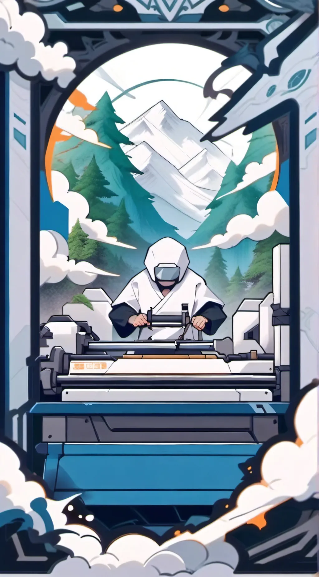 ai character: demon slayer background