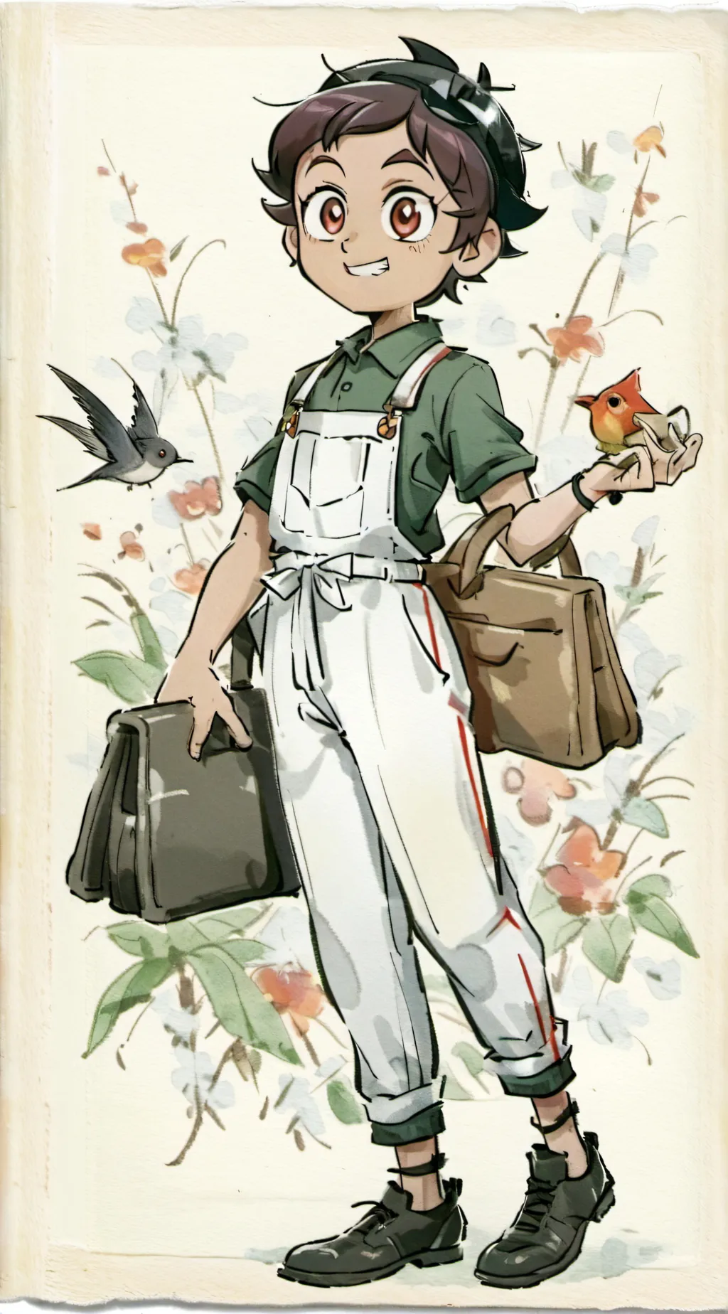 ai character: Tesd background