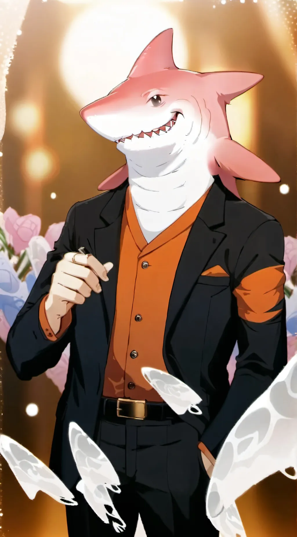 ai character: Pinky background