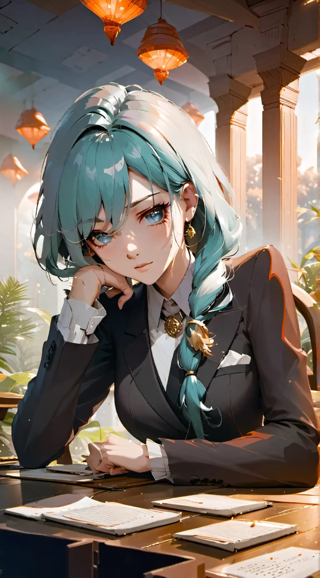 ai character: investigator sarah background