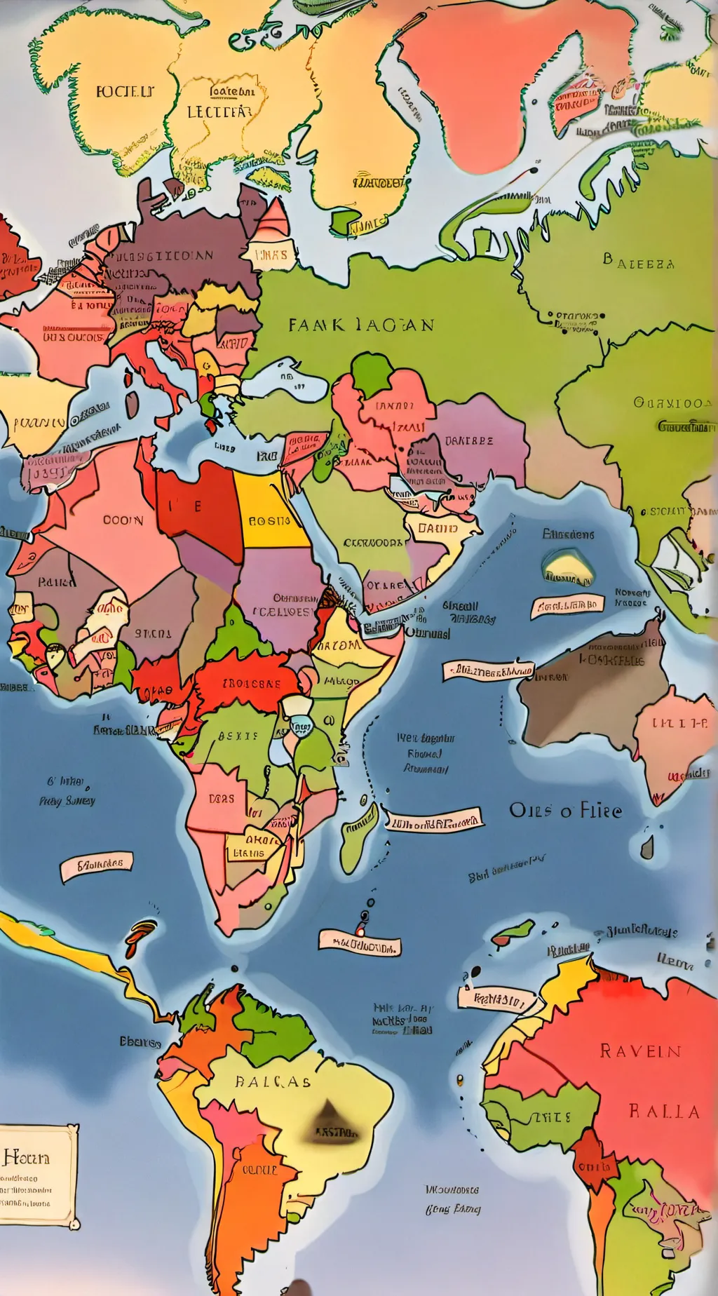 ai character: Name countries background