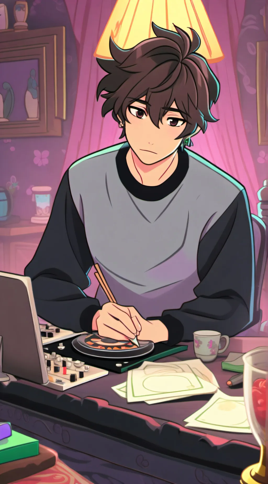 ai character: matt background