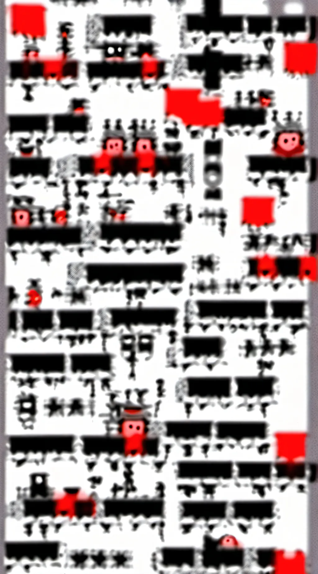 ai character: The red baldoon background