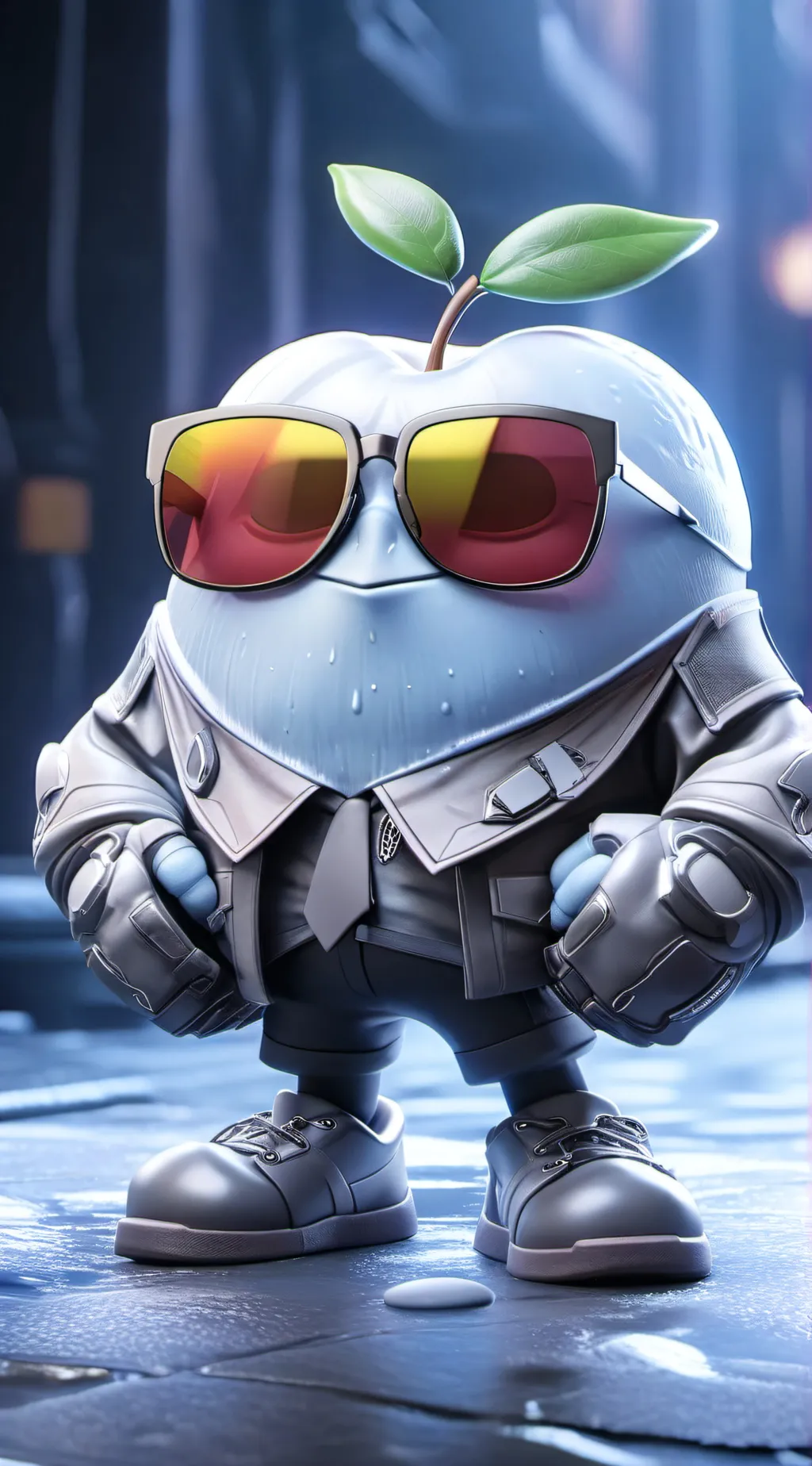 ai character: me as AI background