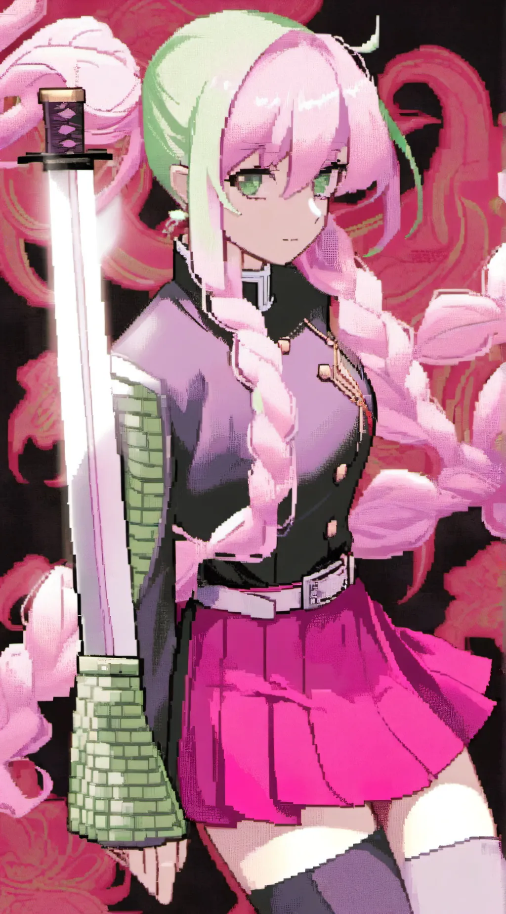 ai character: mitsuri  background