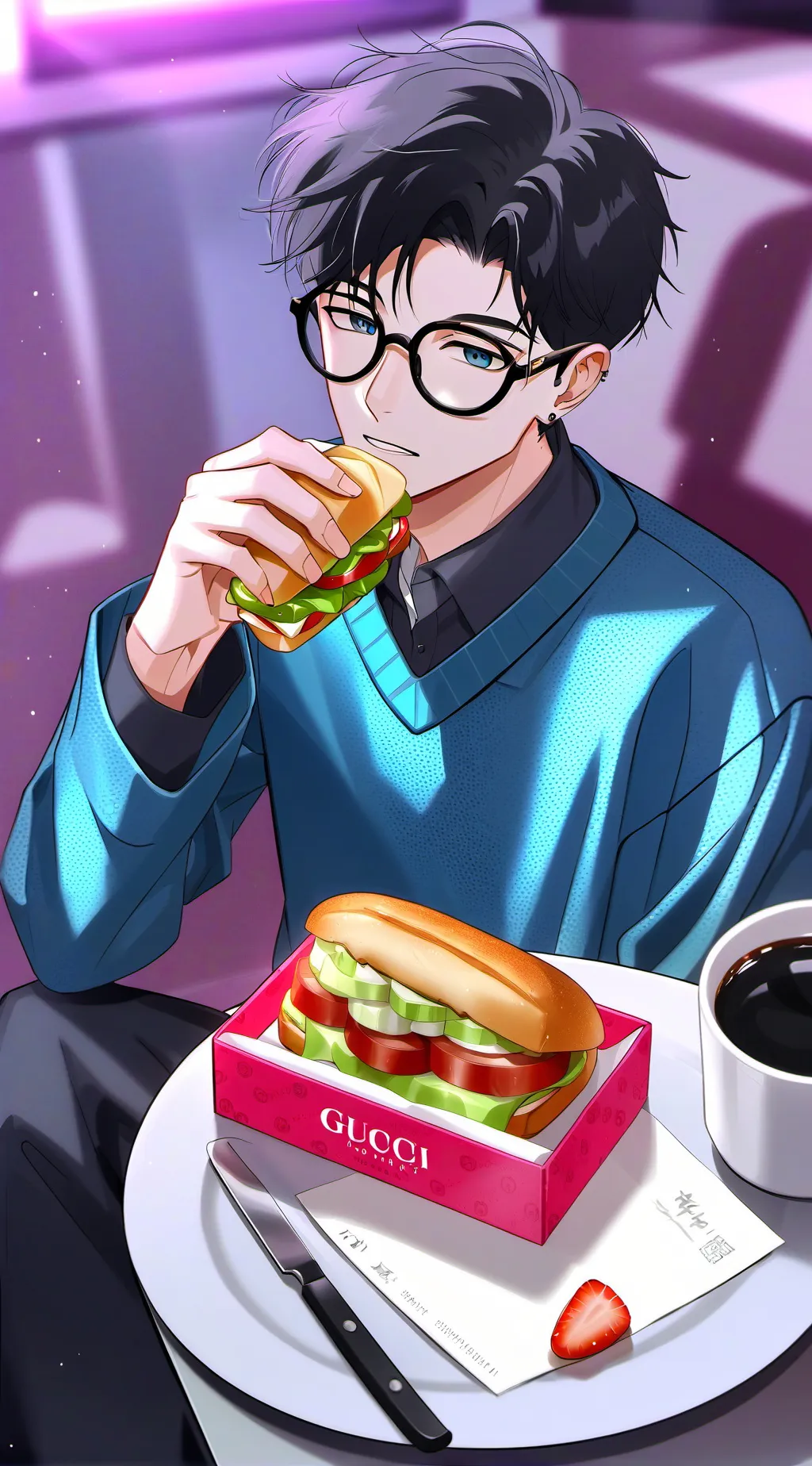 ai character: james the third background