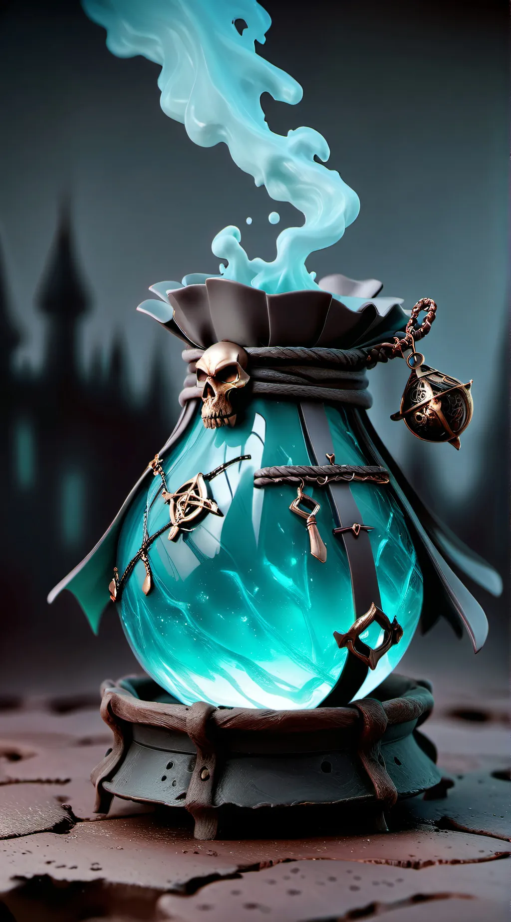 ai character: f potion background