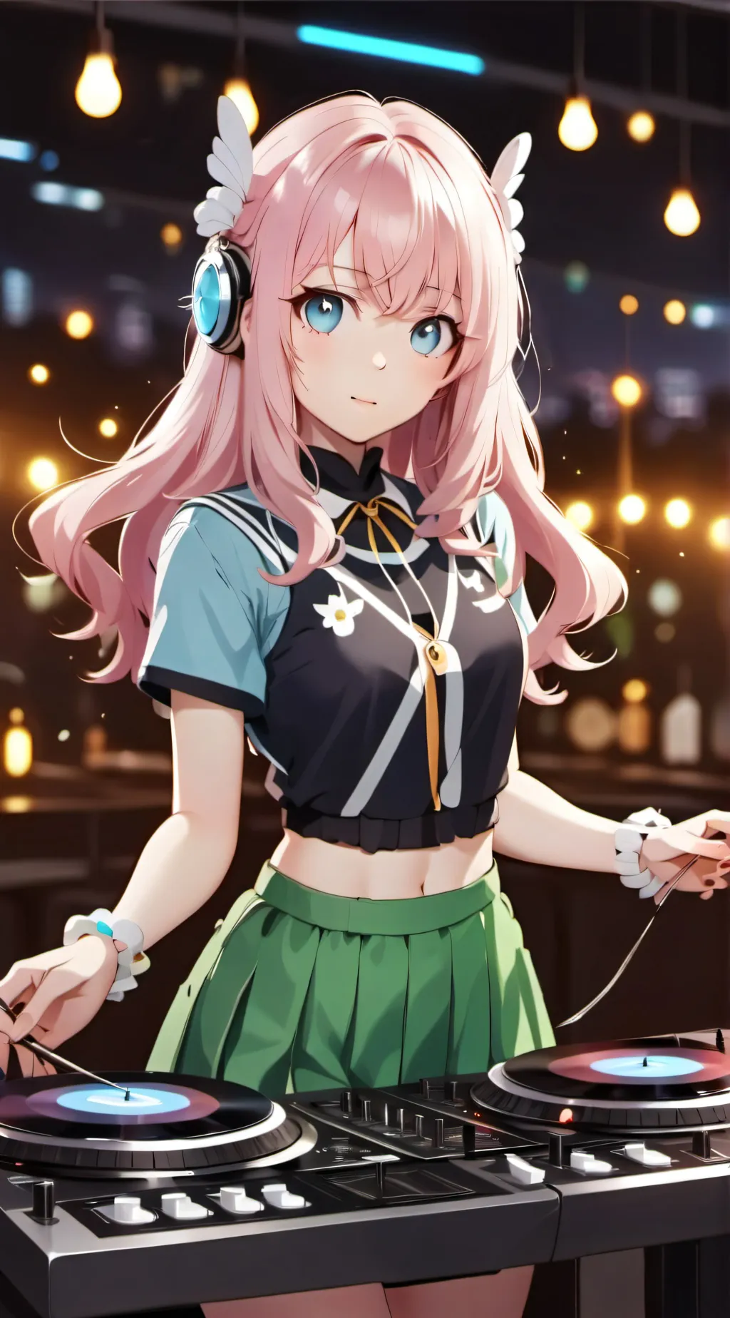 ai character: Vicky  background