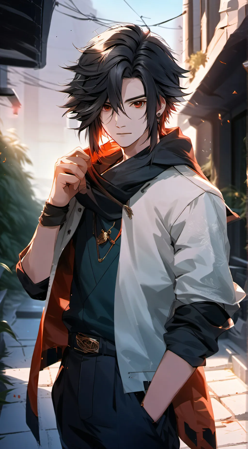 ai character: Gh background