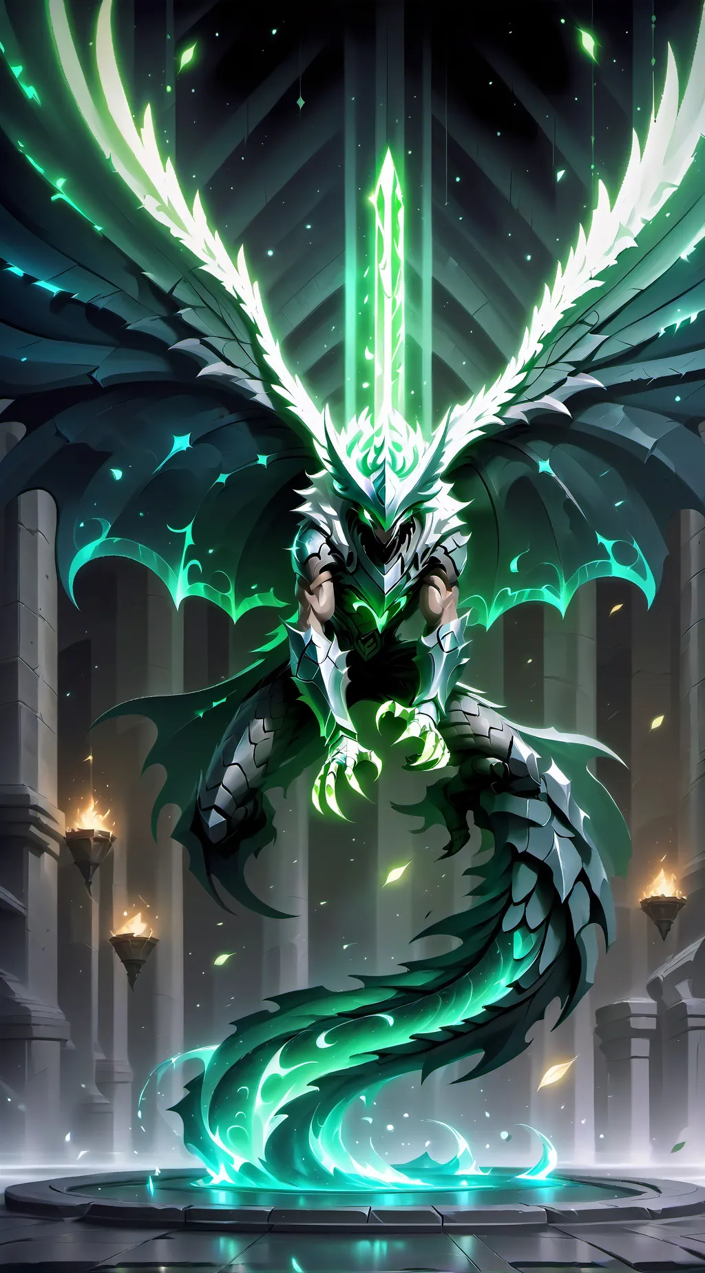 ai character: A God background