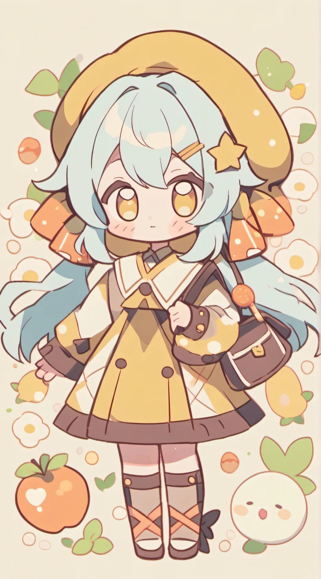 ai character: Chibi background