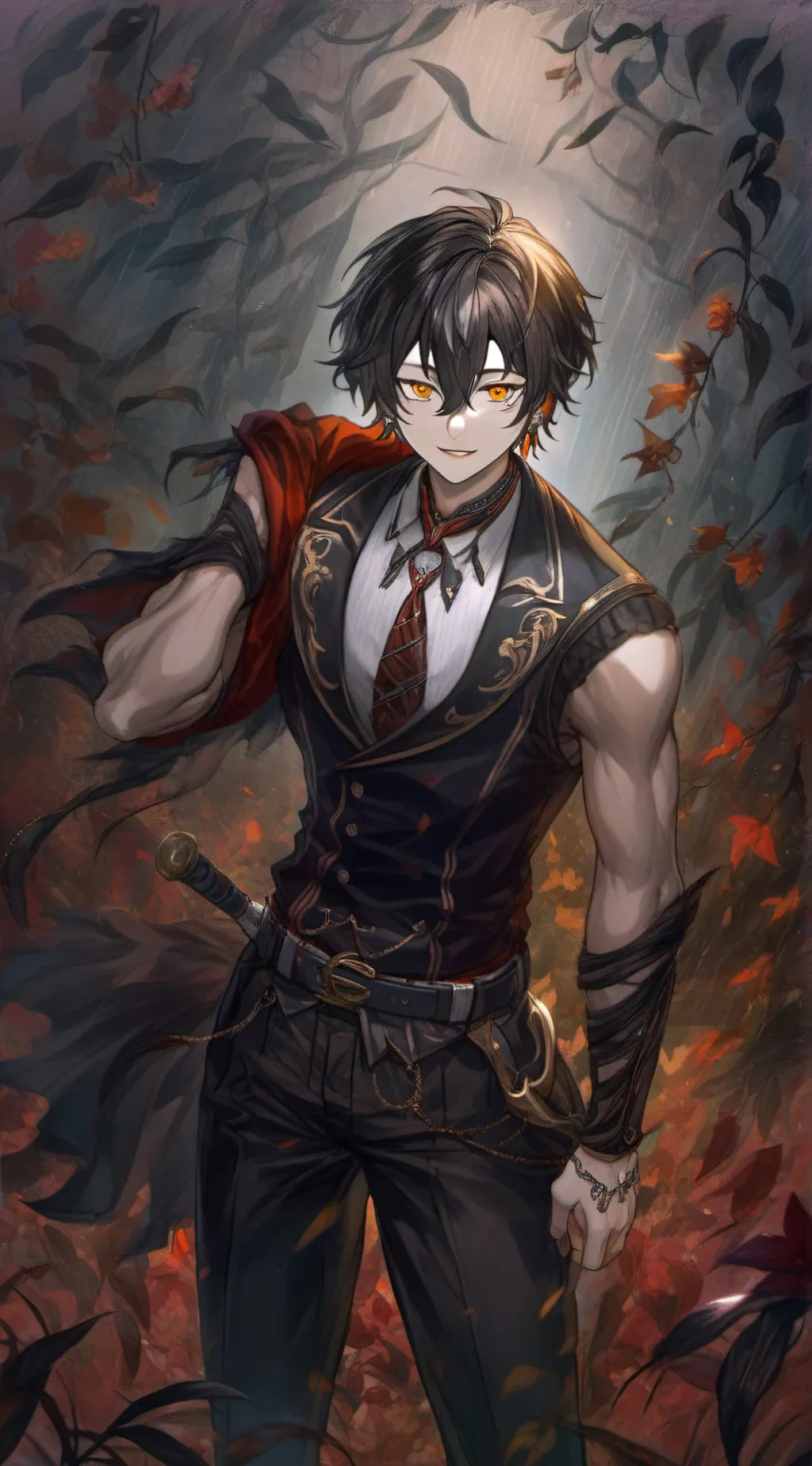 ai character: BLAKE  background