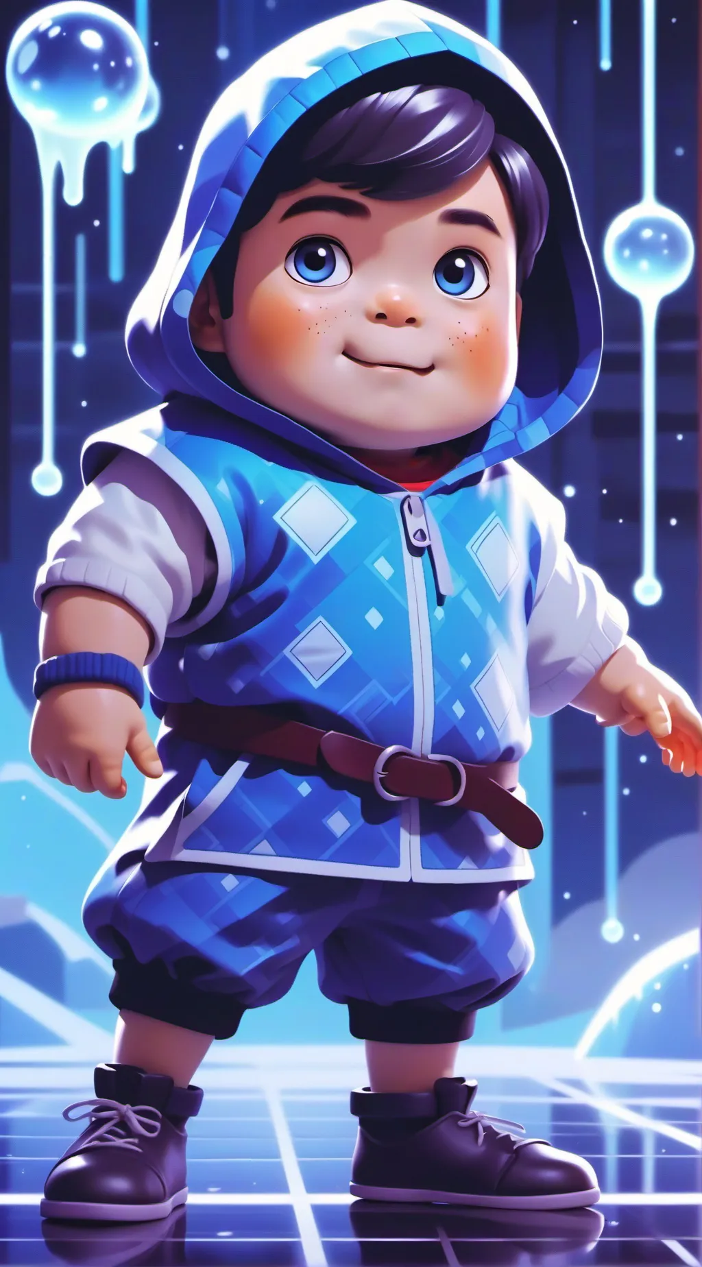 ai character: Diabeto ✨✨🍪😼 background