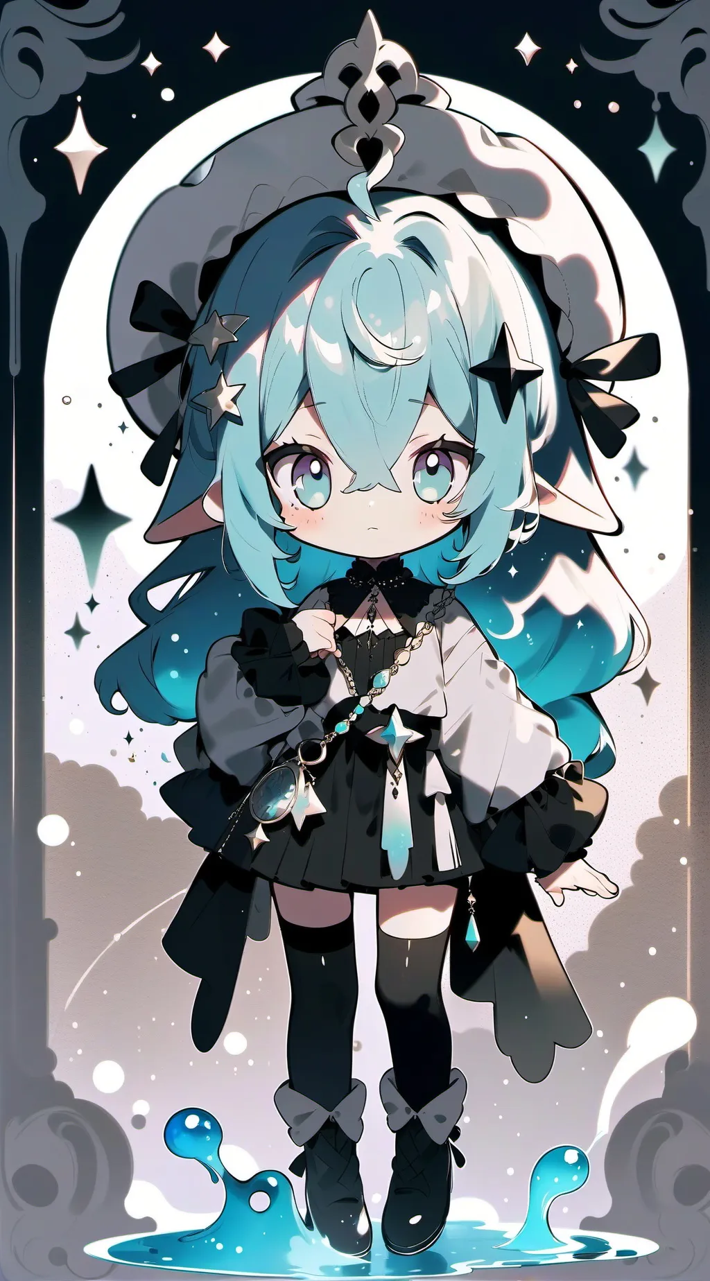 ai character: mha scary game background