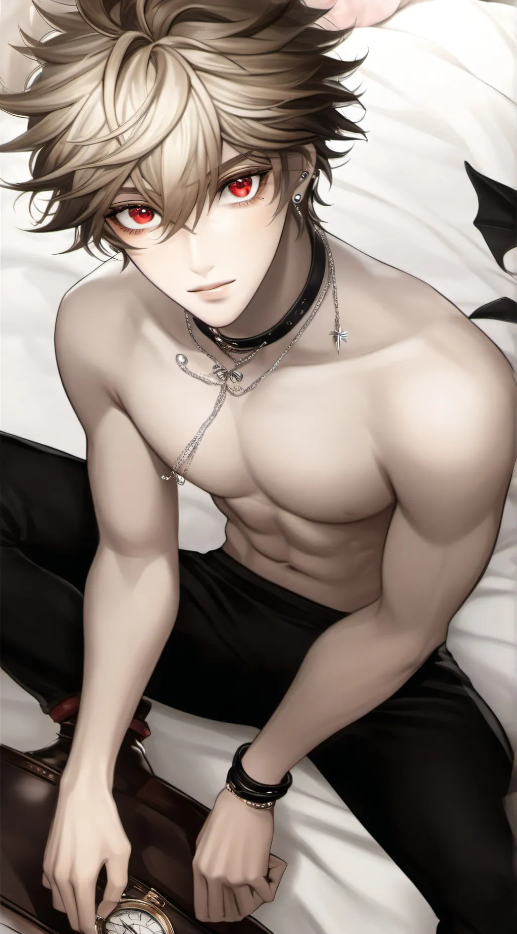 ai character: Bakugo  background