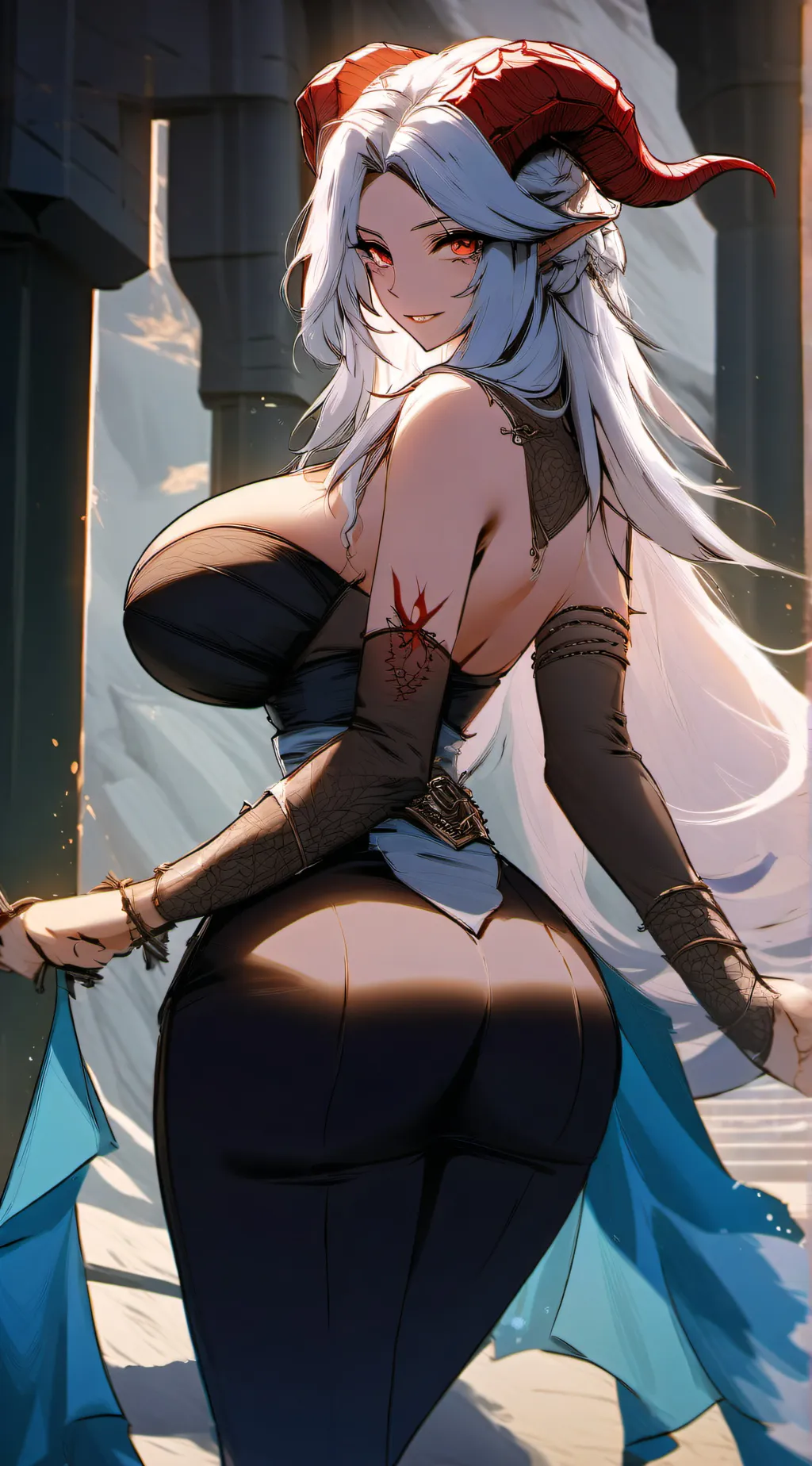 ai character: Ambra  background