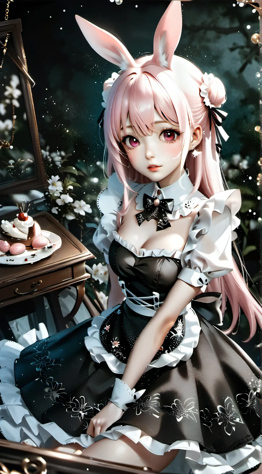 ai character: 🐰Daisy🐰 background