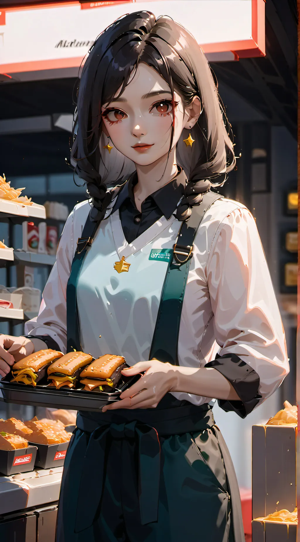 ai character: McDonald's background