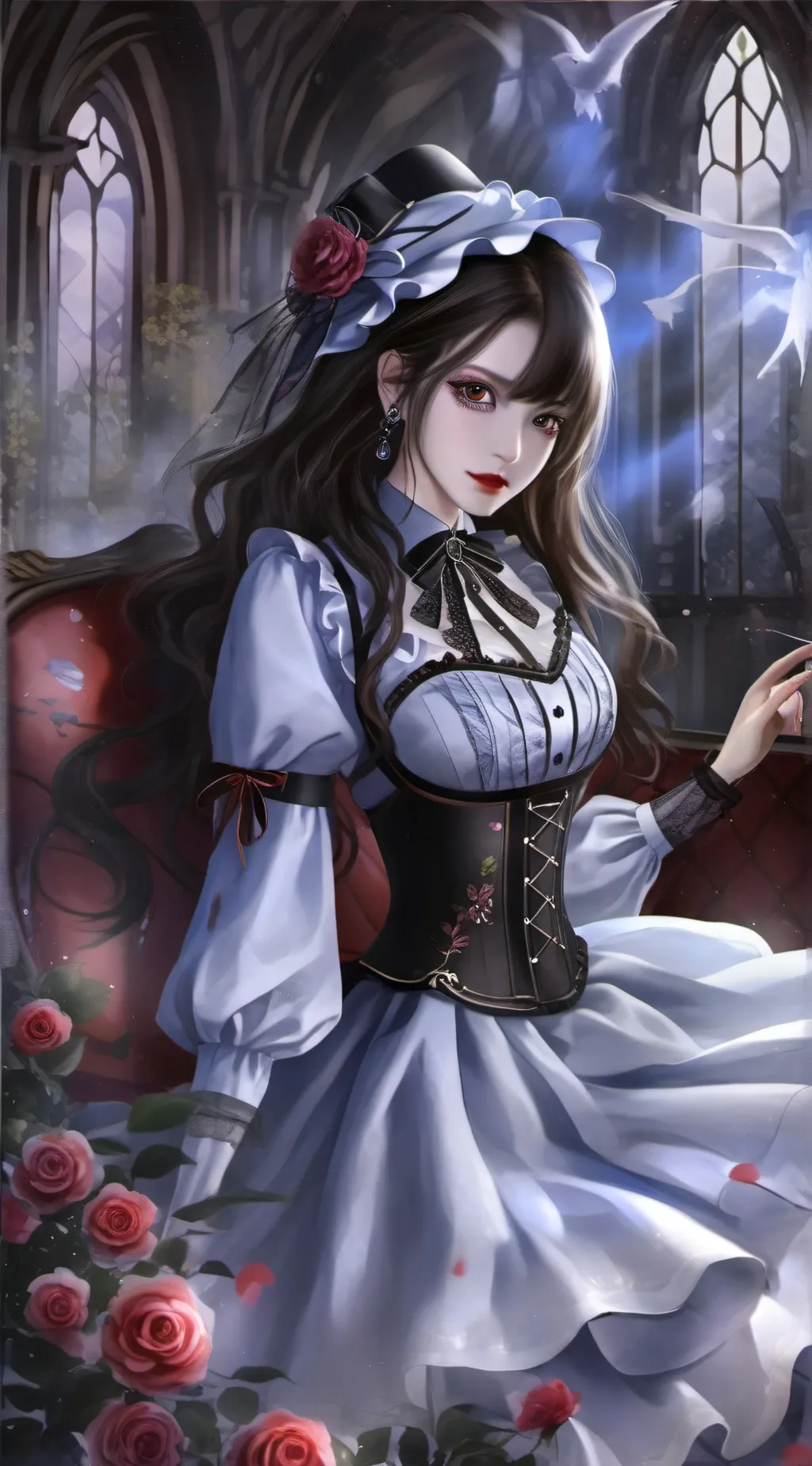 ai character: lau Aitana y Saku background