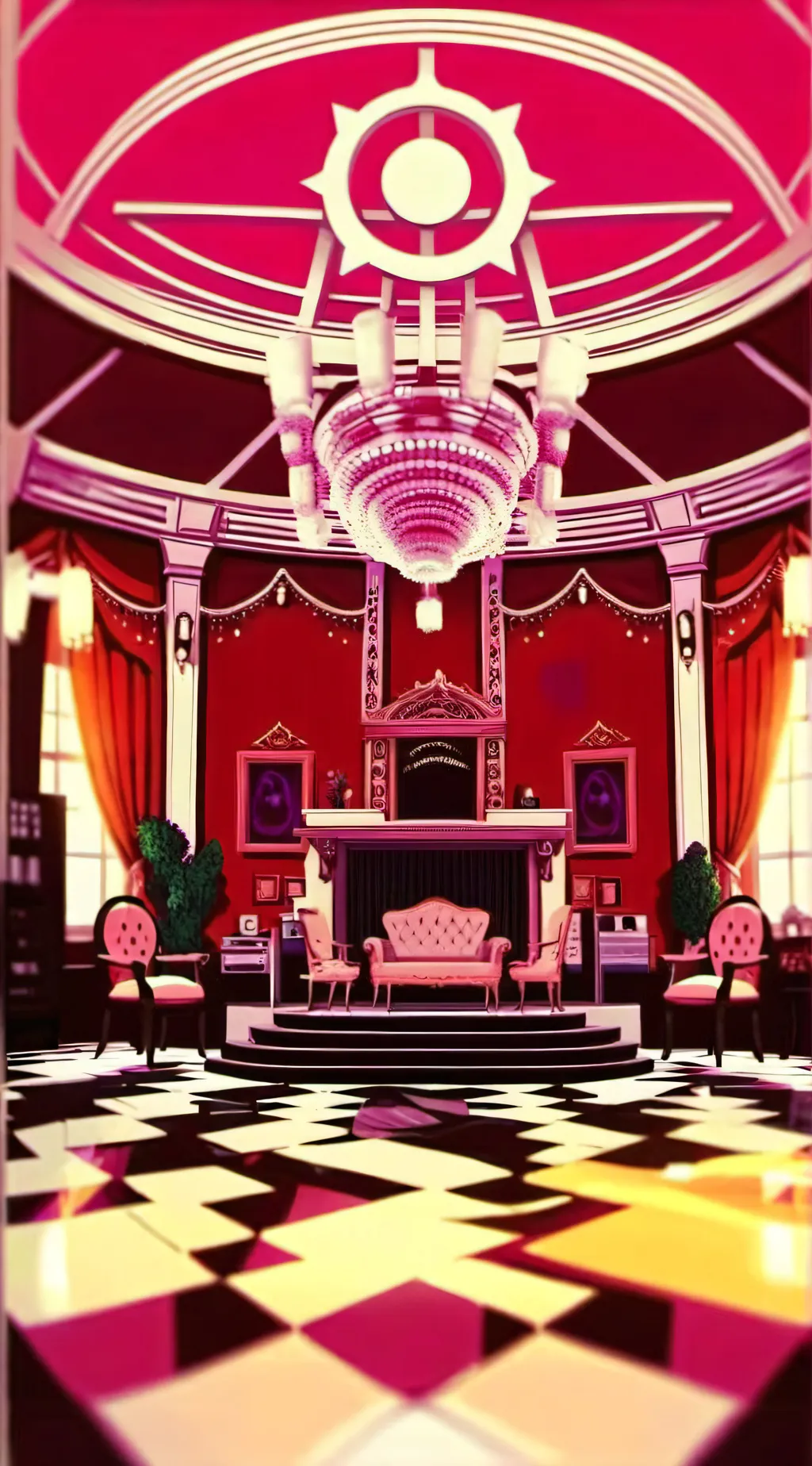 ai character: HH Snuck Out background