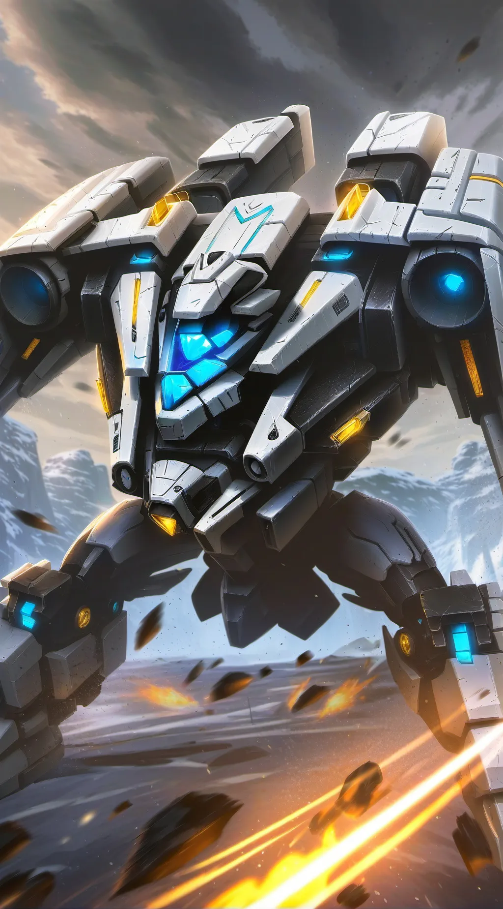 ai character: baby machine (p1) background