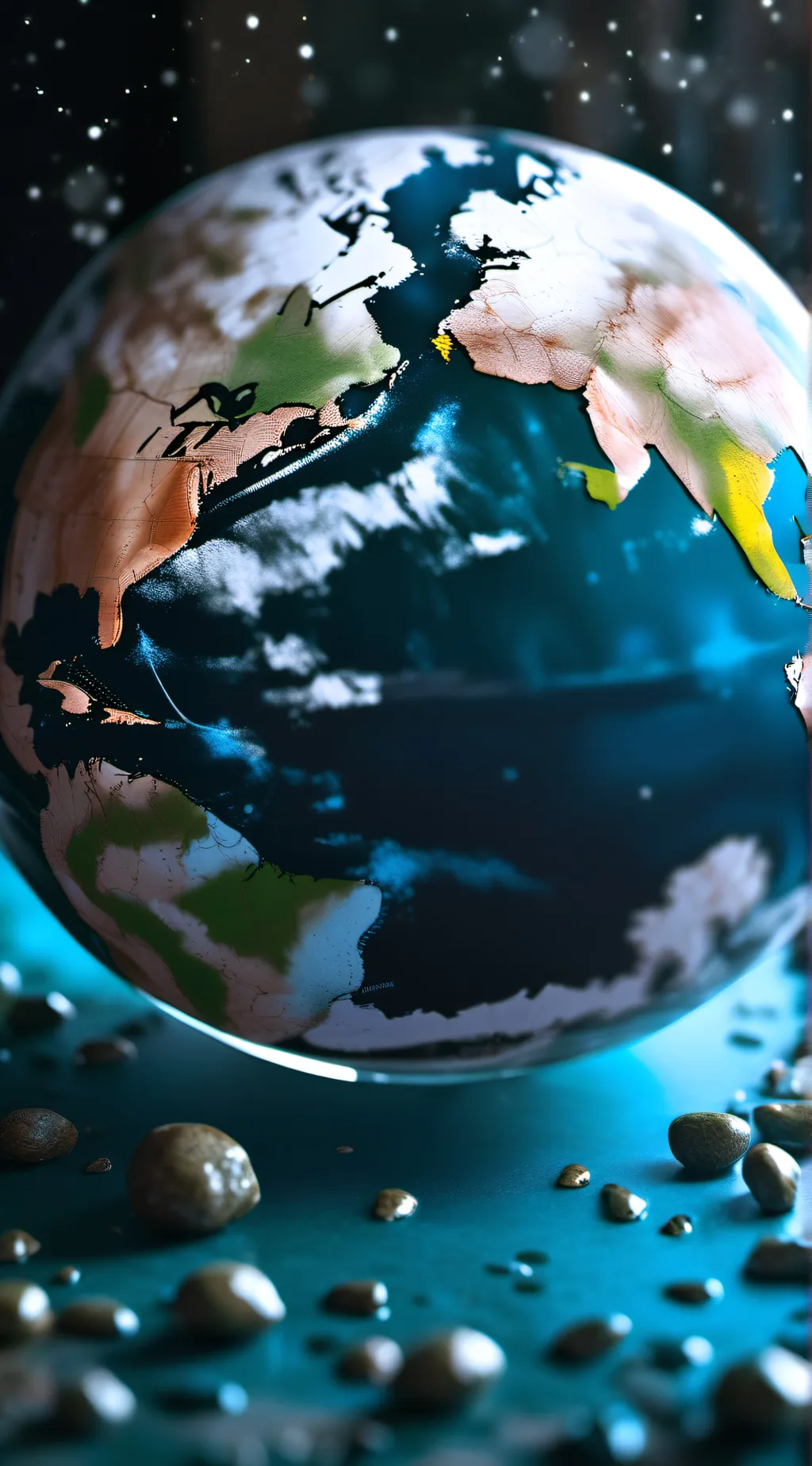 ai character: solarballs background