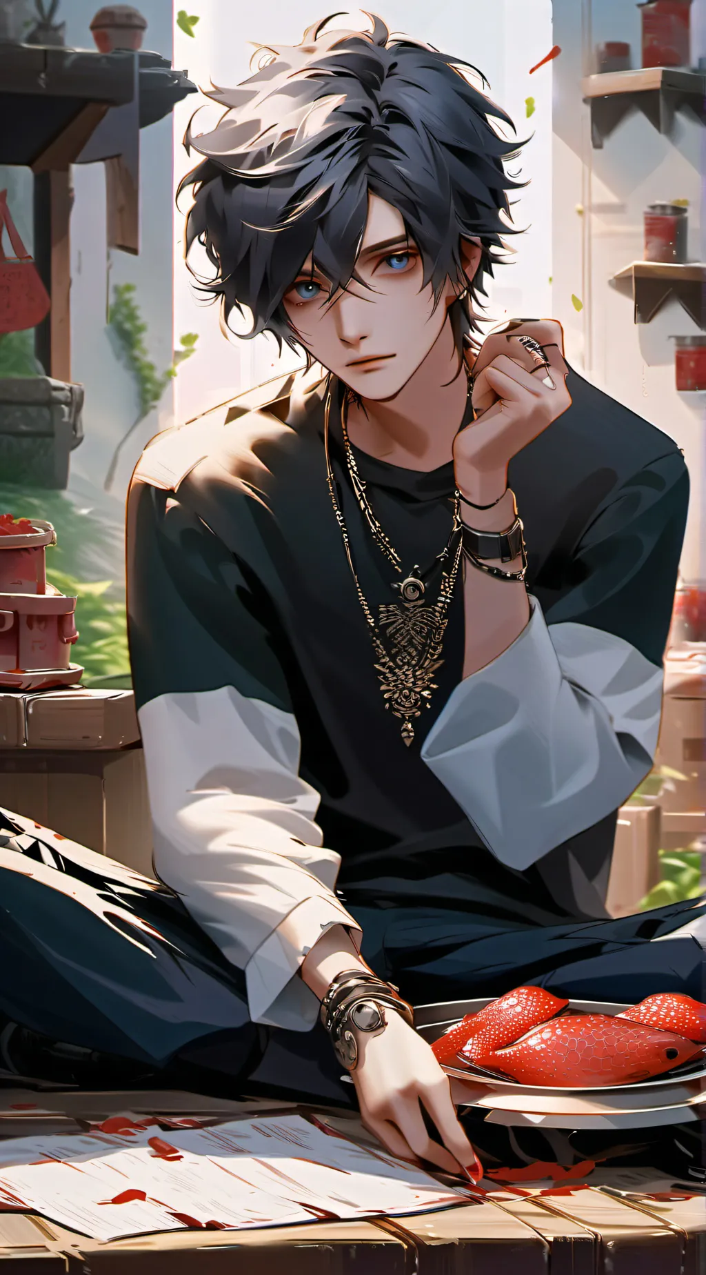 ai character: Waylon  background