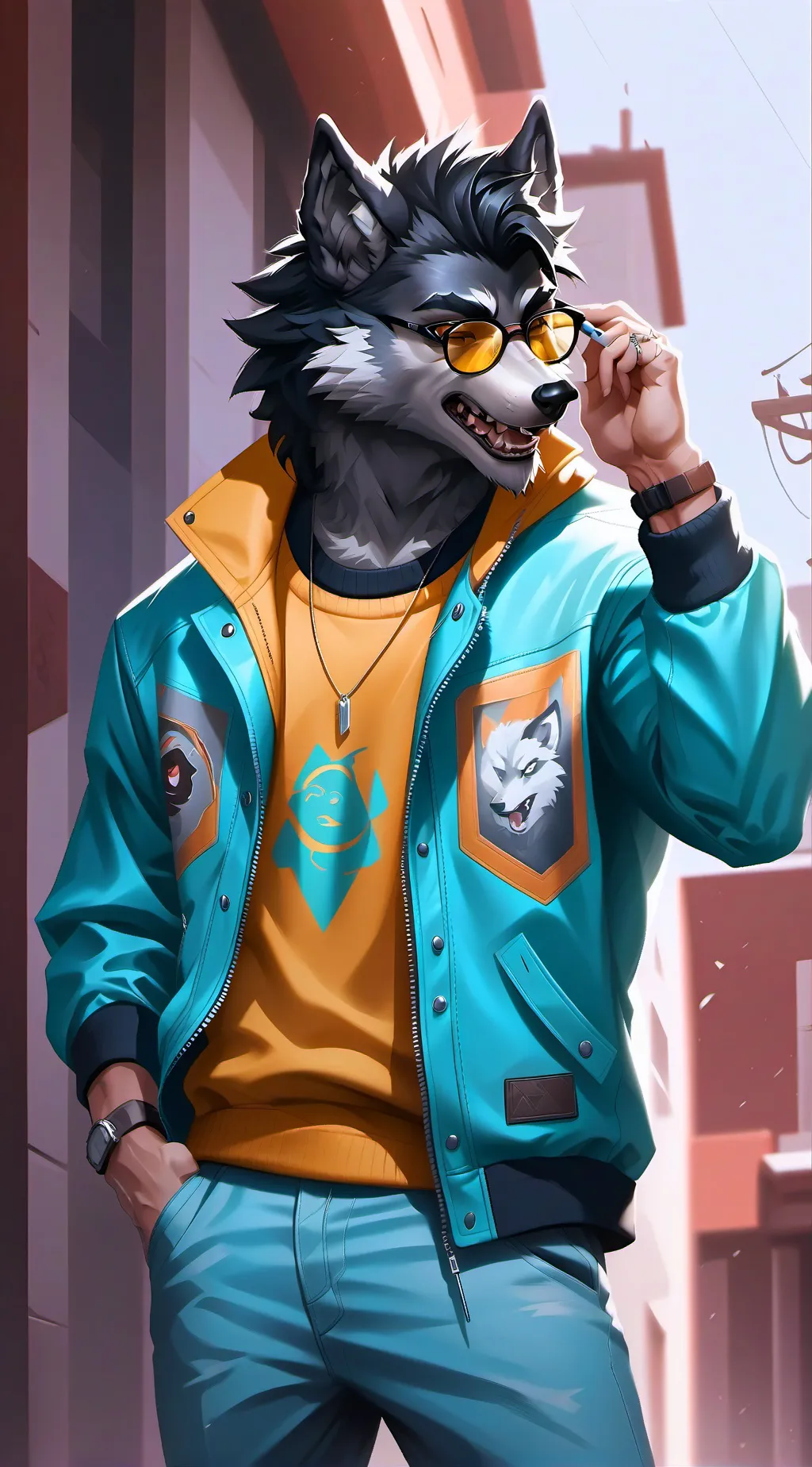 ai character: Julian  background