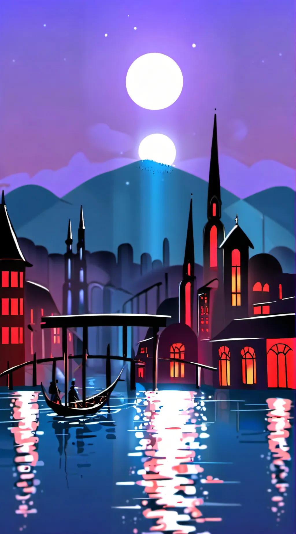 ai character: alastor & charlie background